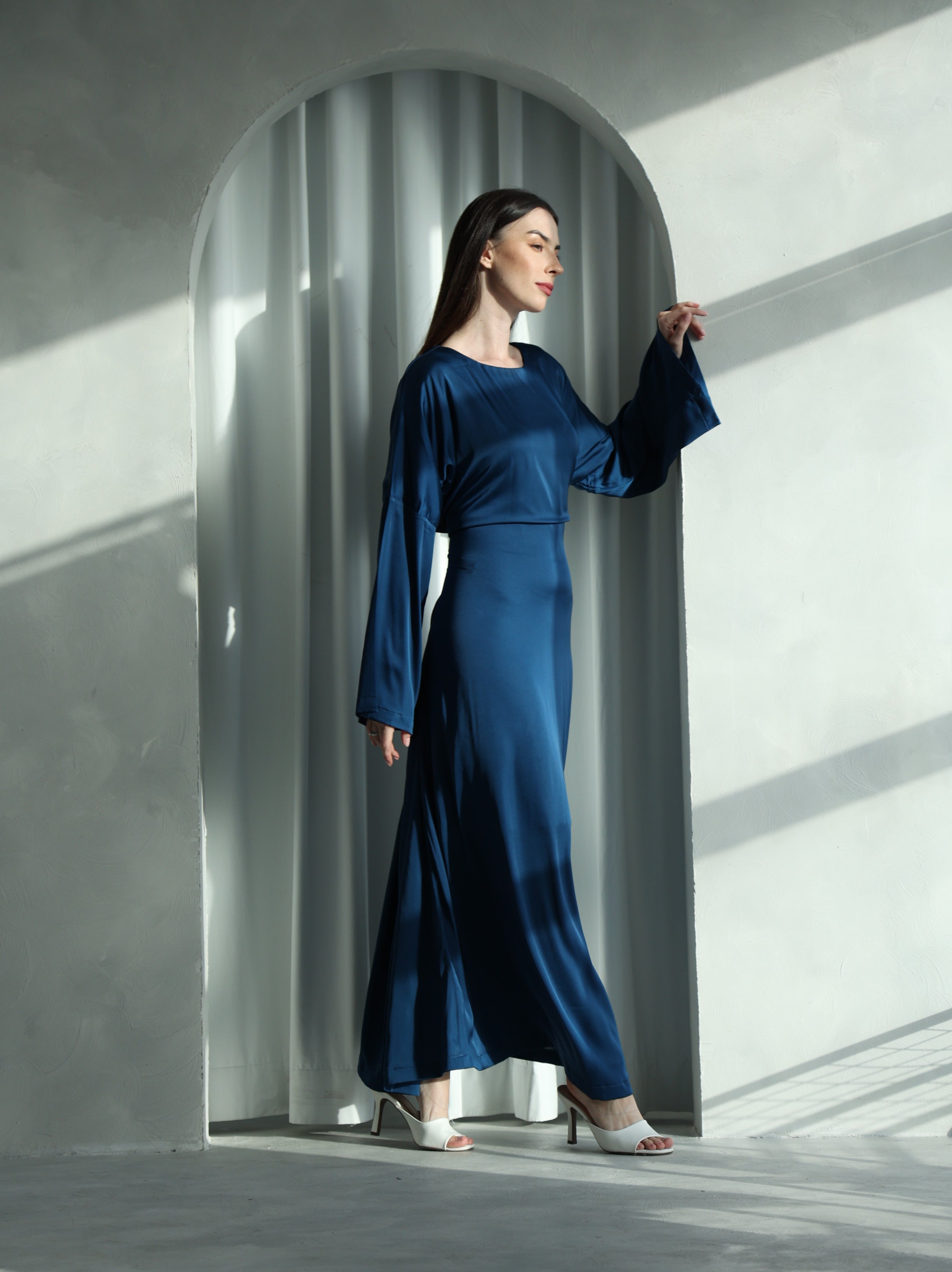 Silky Modest Dress
