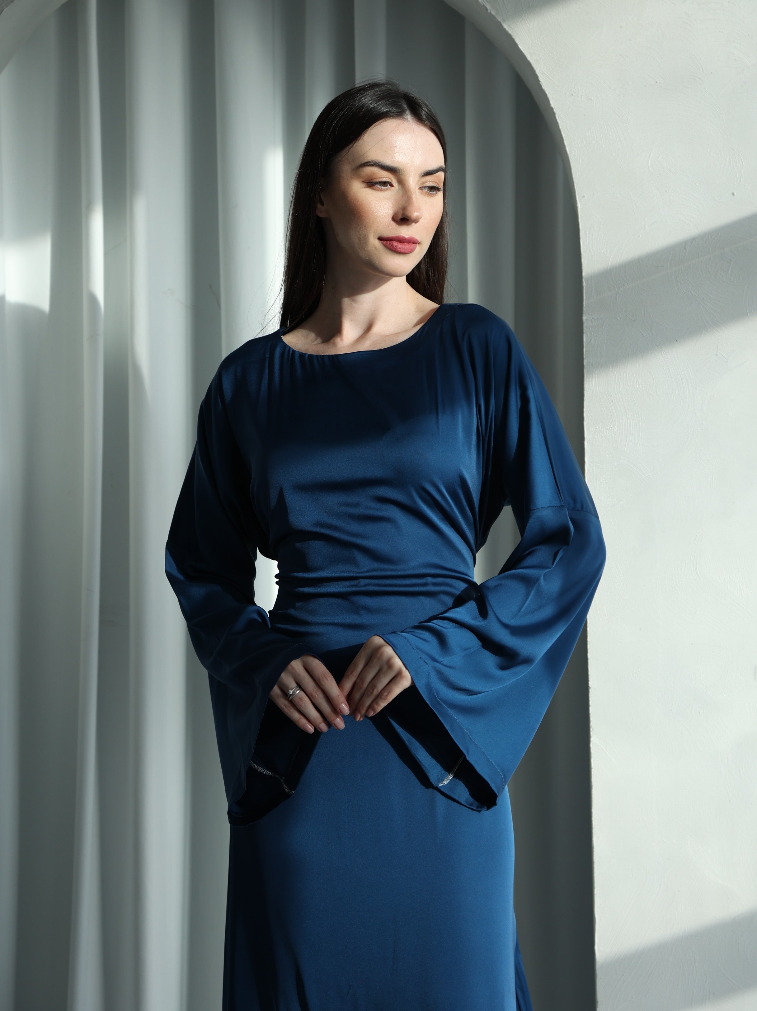 Silky Modest Dress