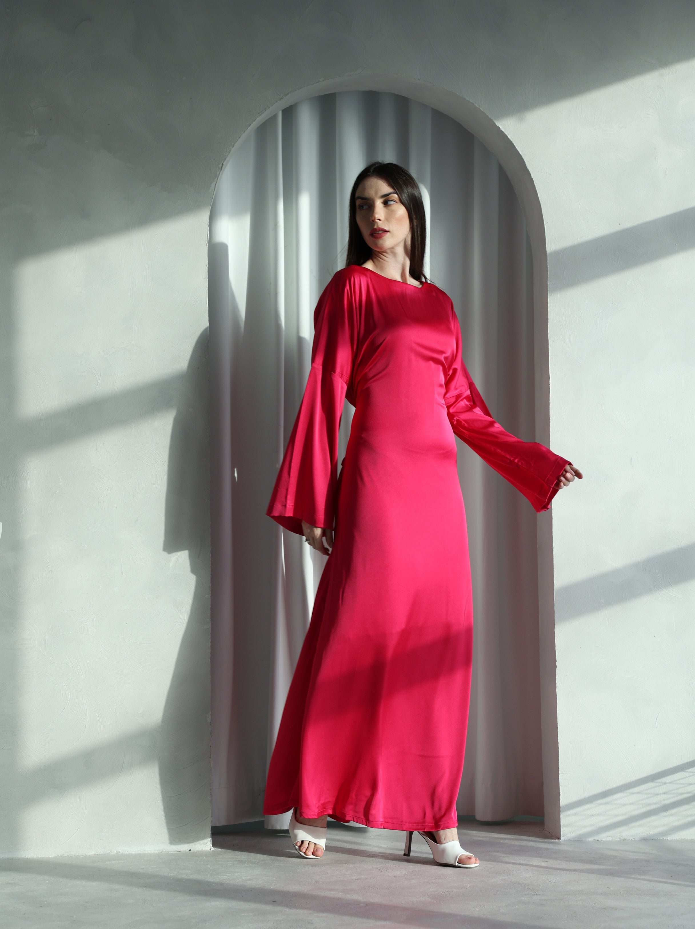 Silky Modest Dress