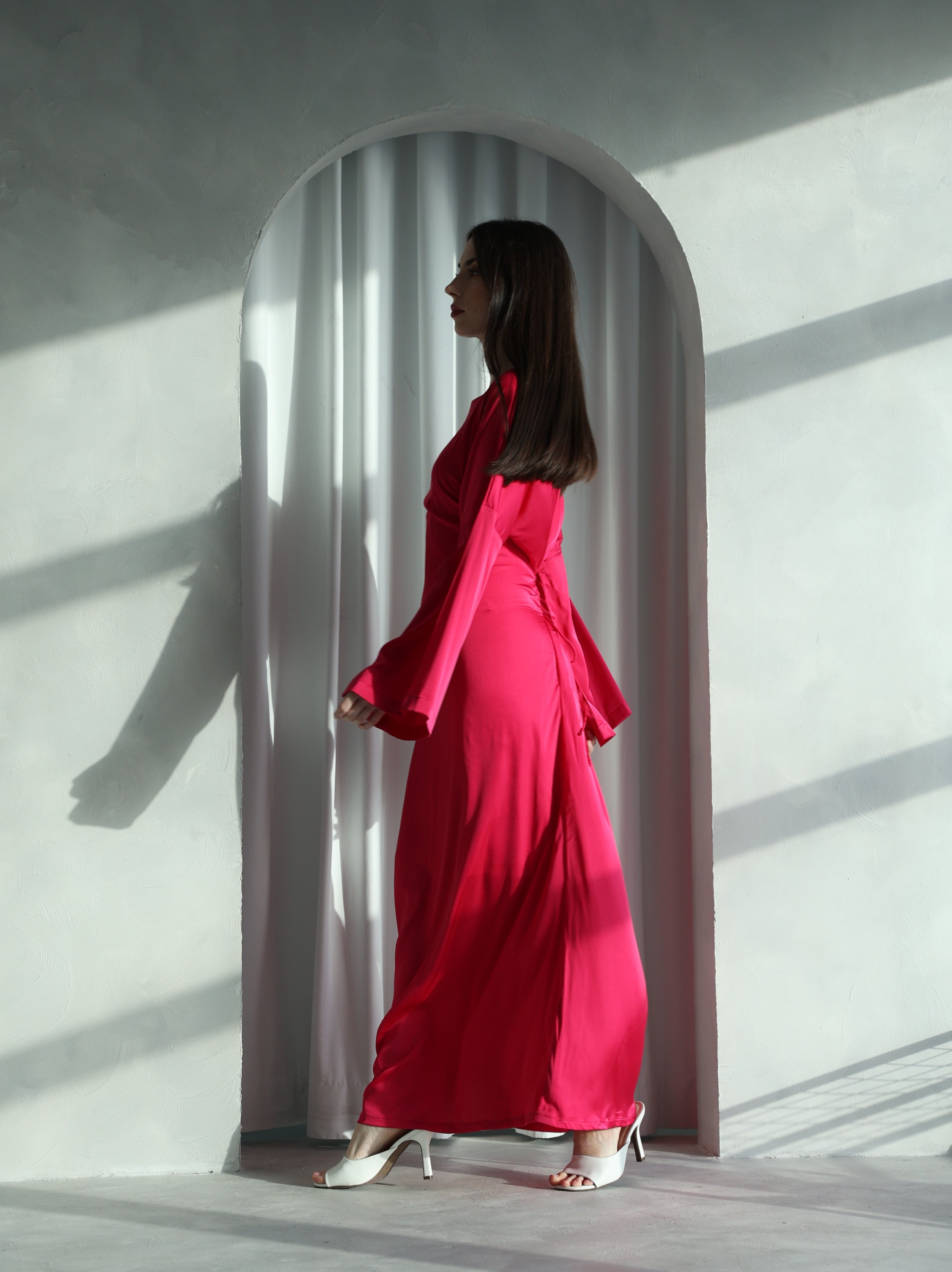 Silky Modest Dress