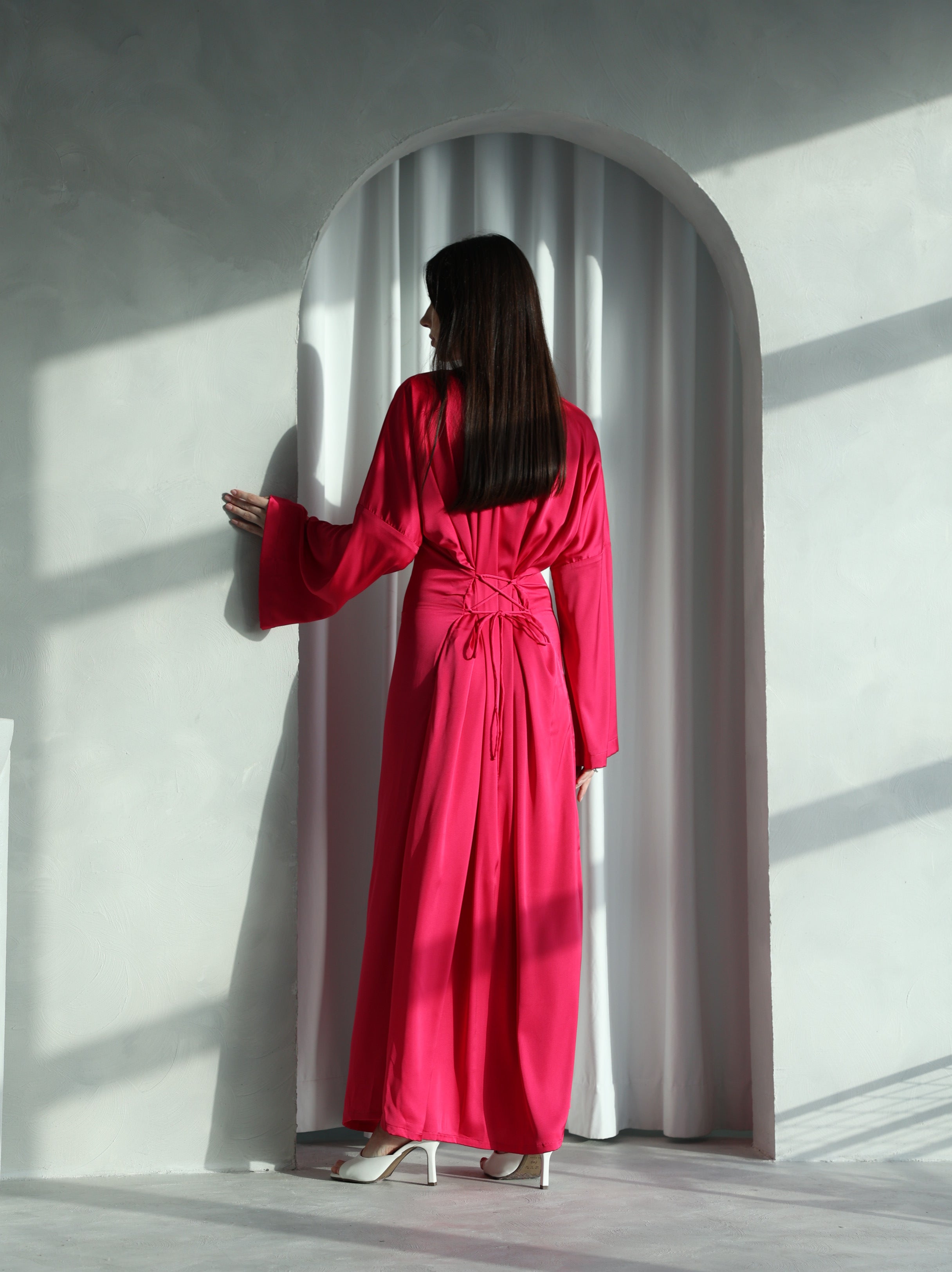 Silky Modest Dress