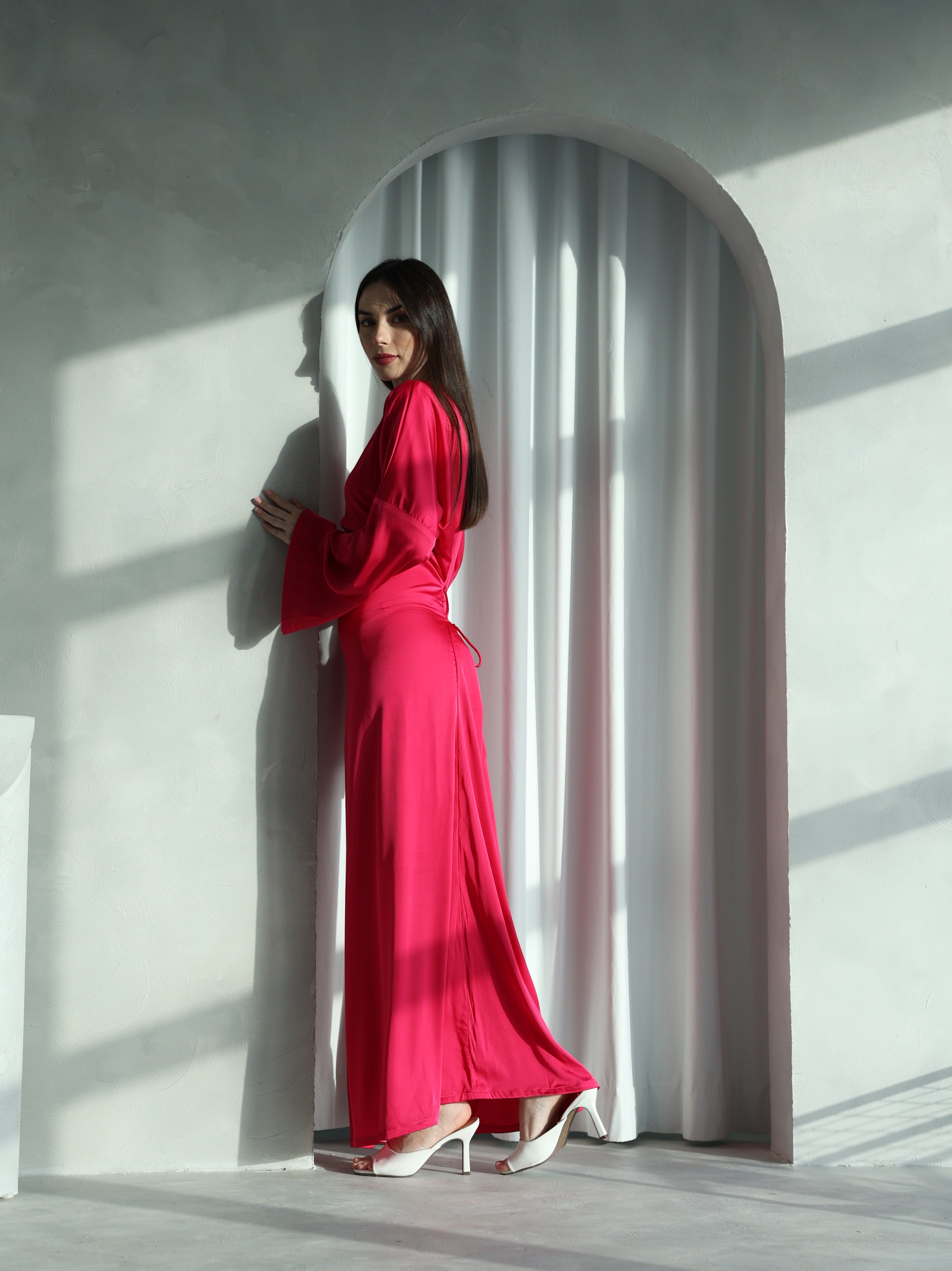 Silky Modest Dress