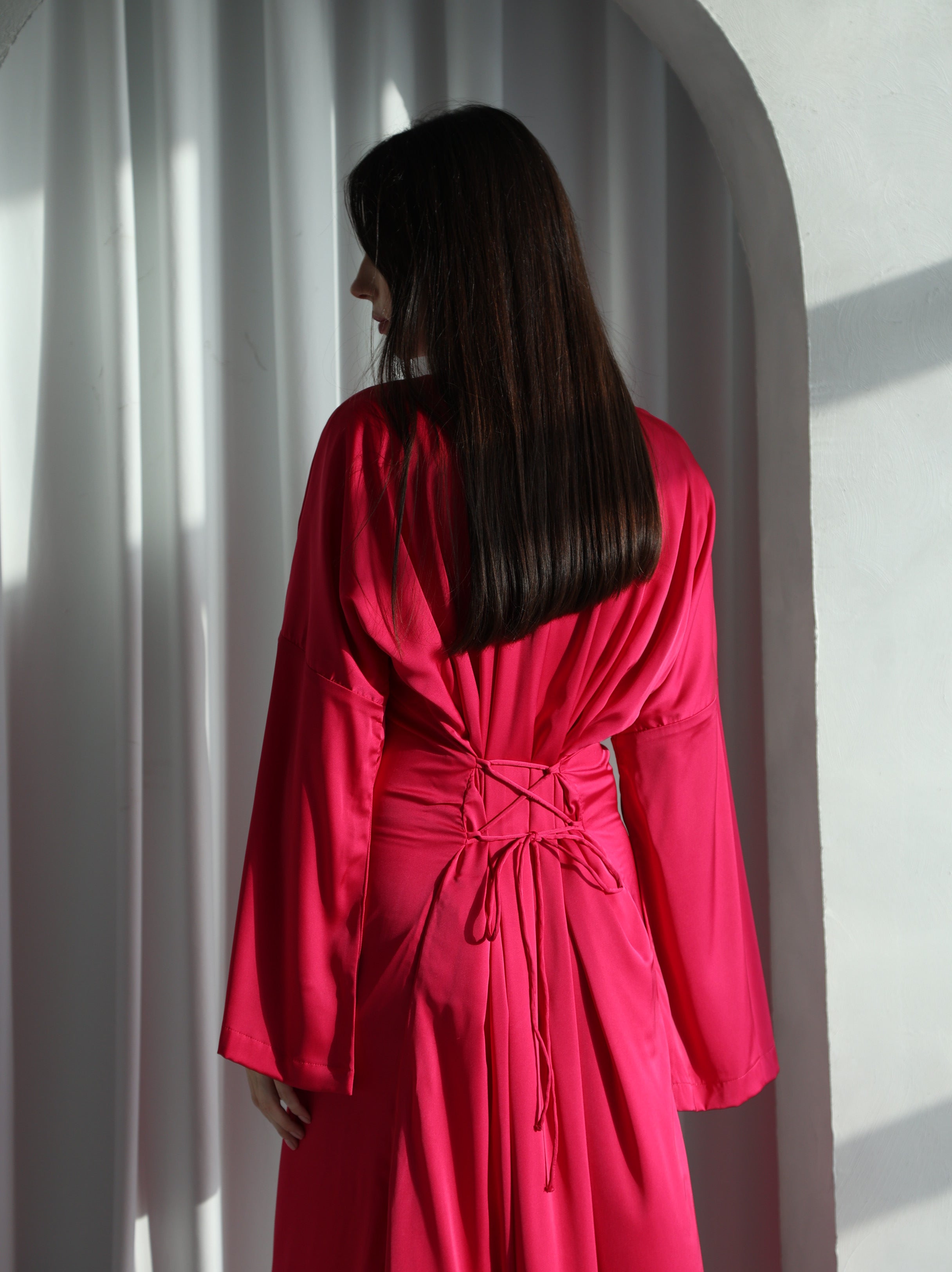 Silky Modest Dress
