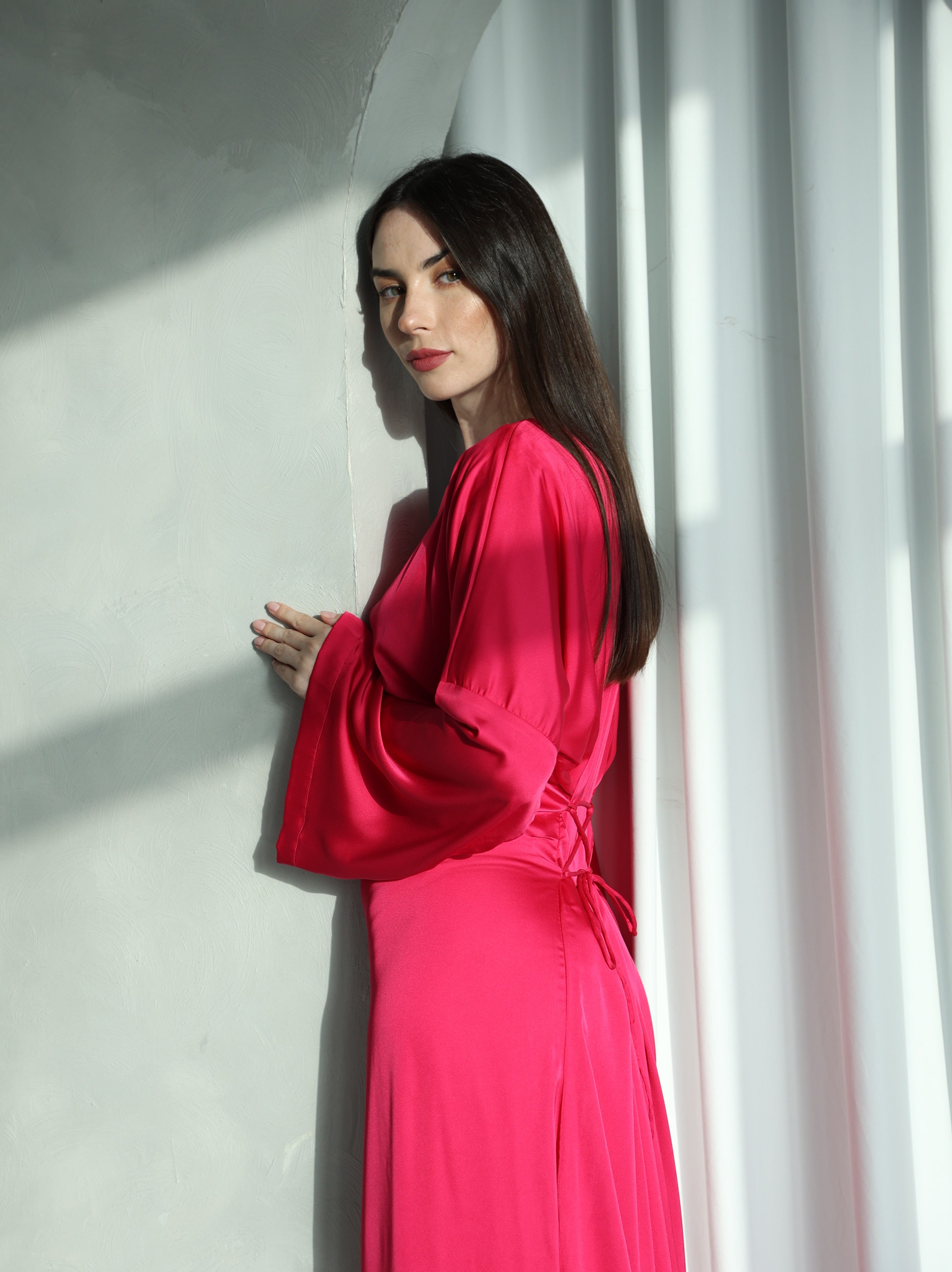 Silky Modest Dress