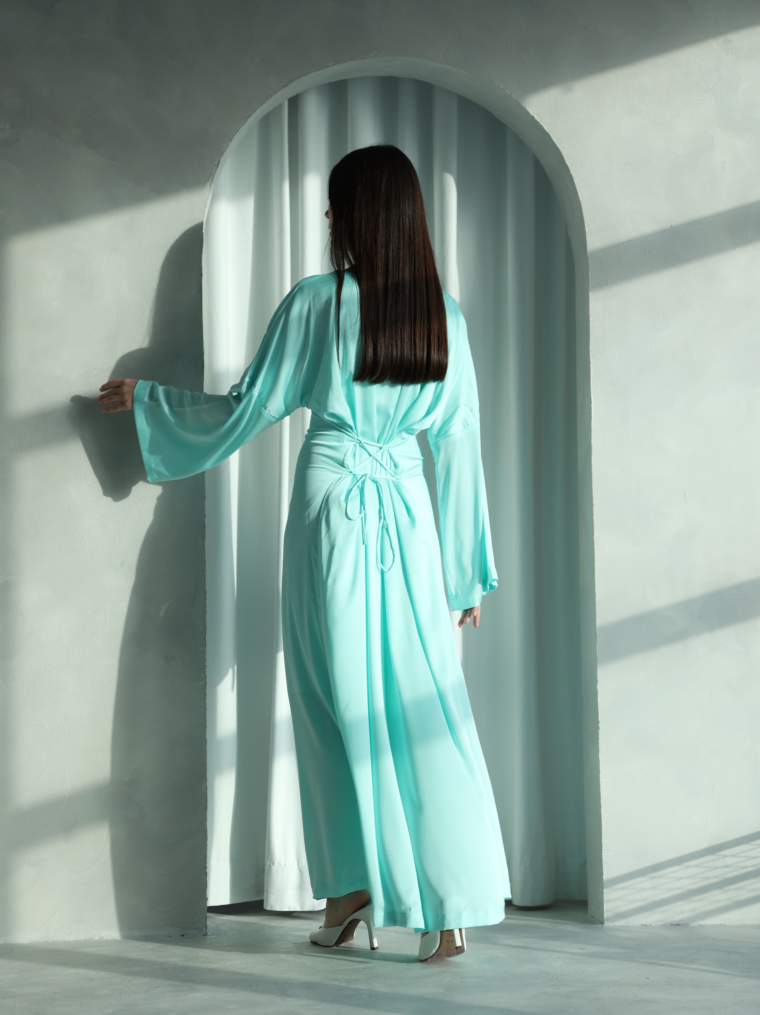 Silky Modest Dress
