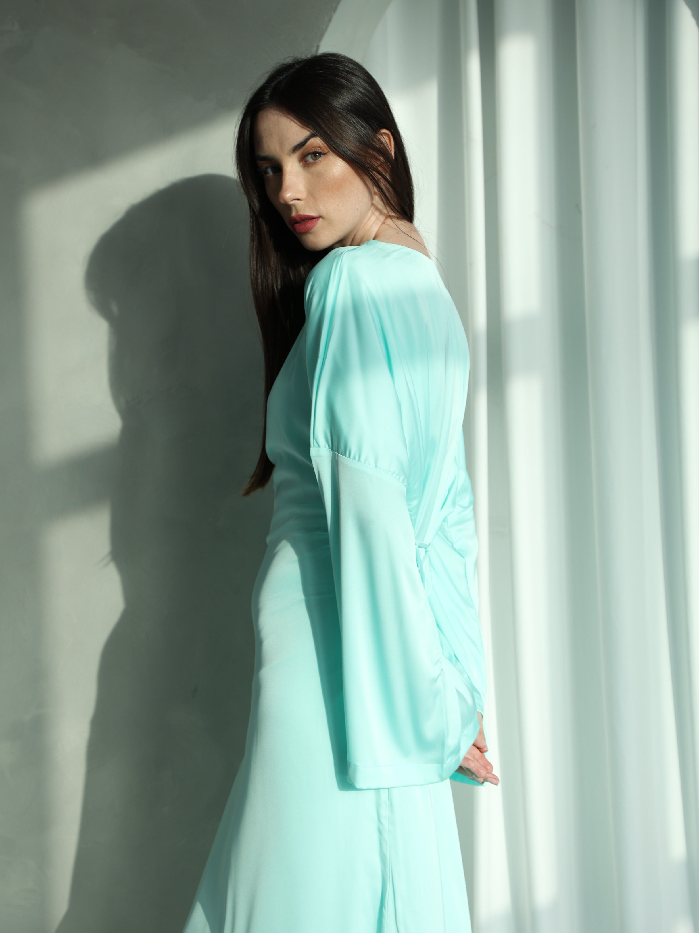 Silky Modest Dress
