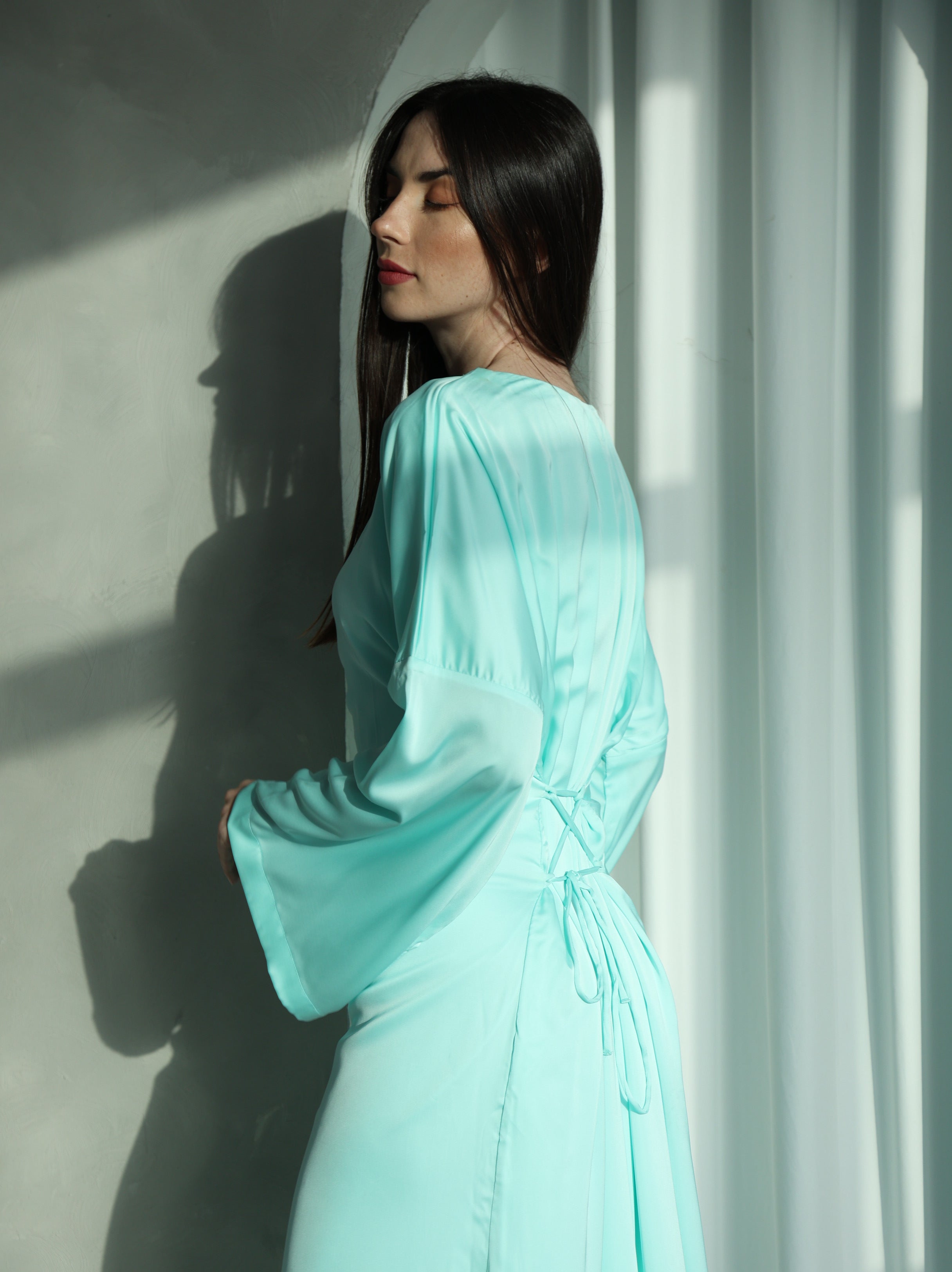 Silky Modest Dress