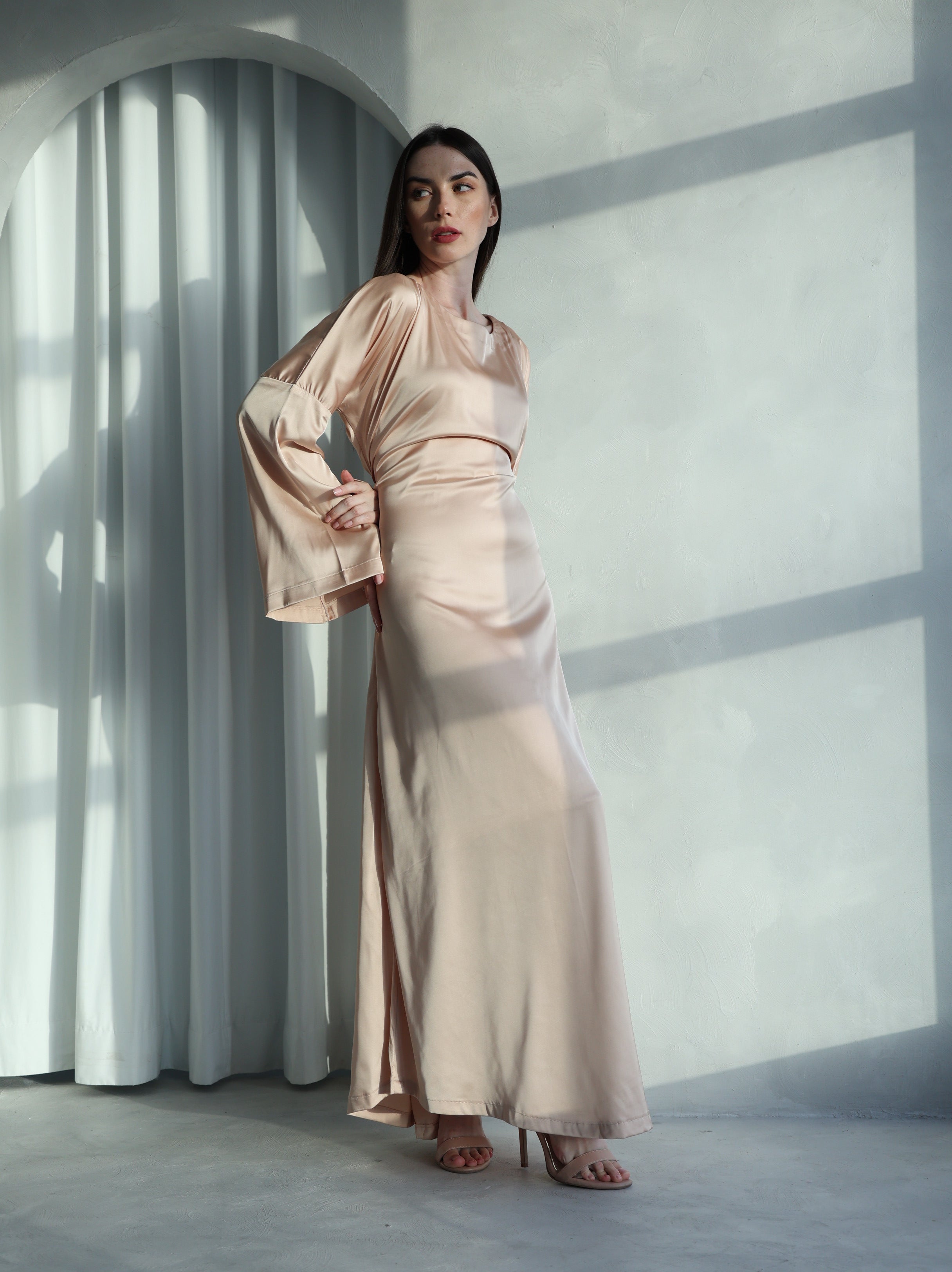 Silky Modest Dress