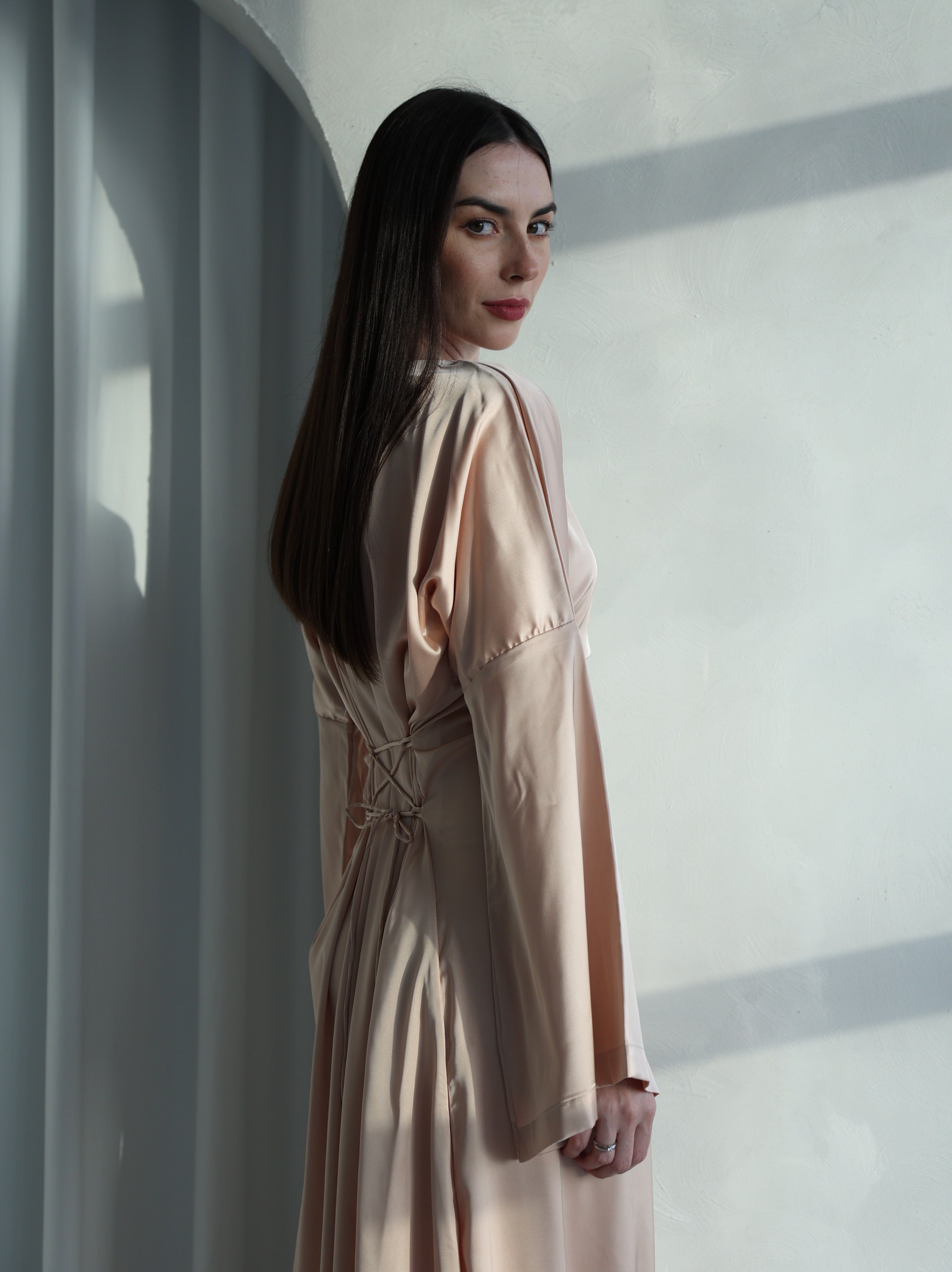 Silky Modest Dress