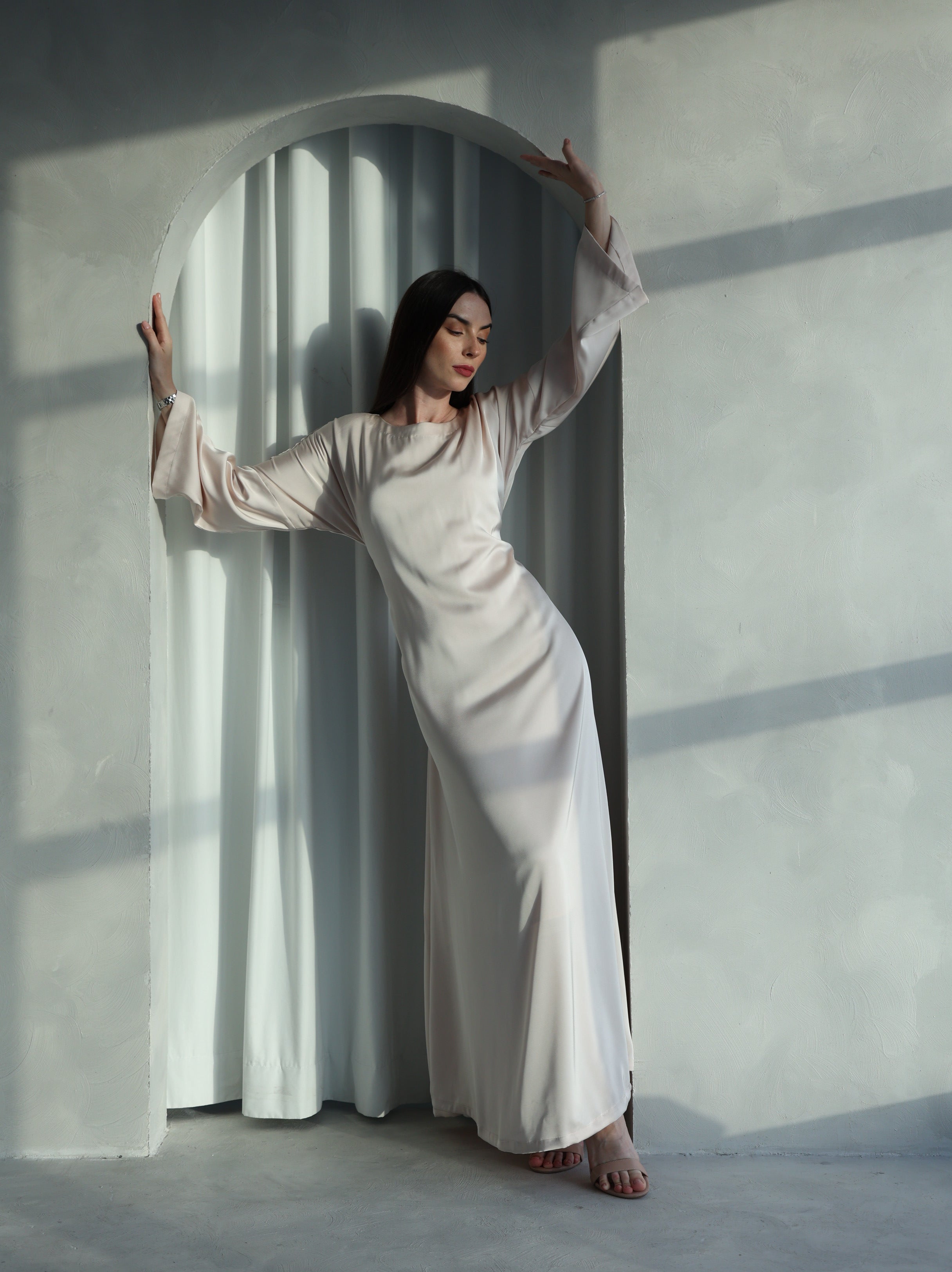 Silky Modest Dress