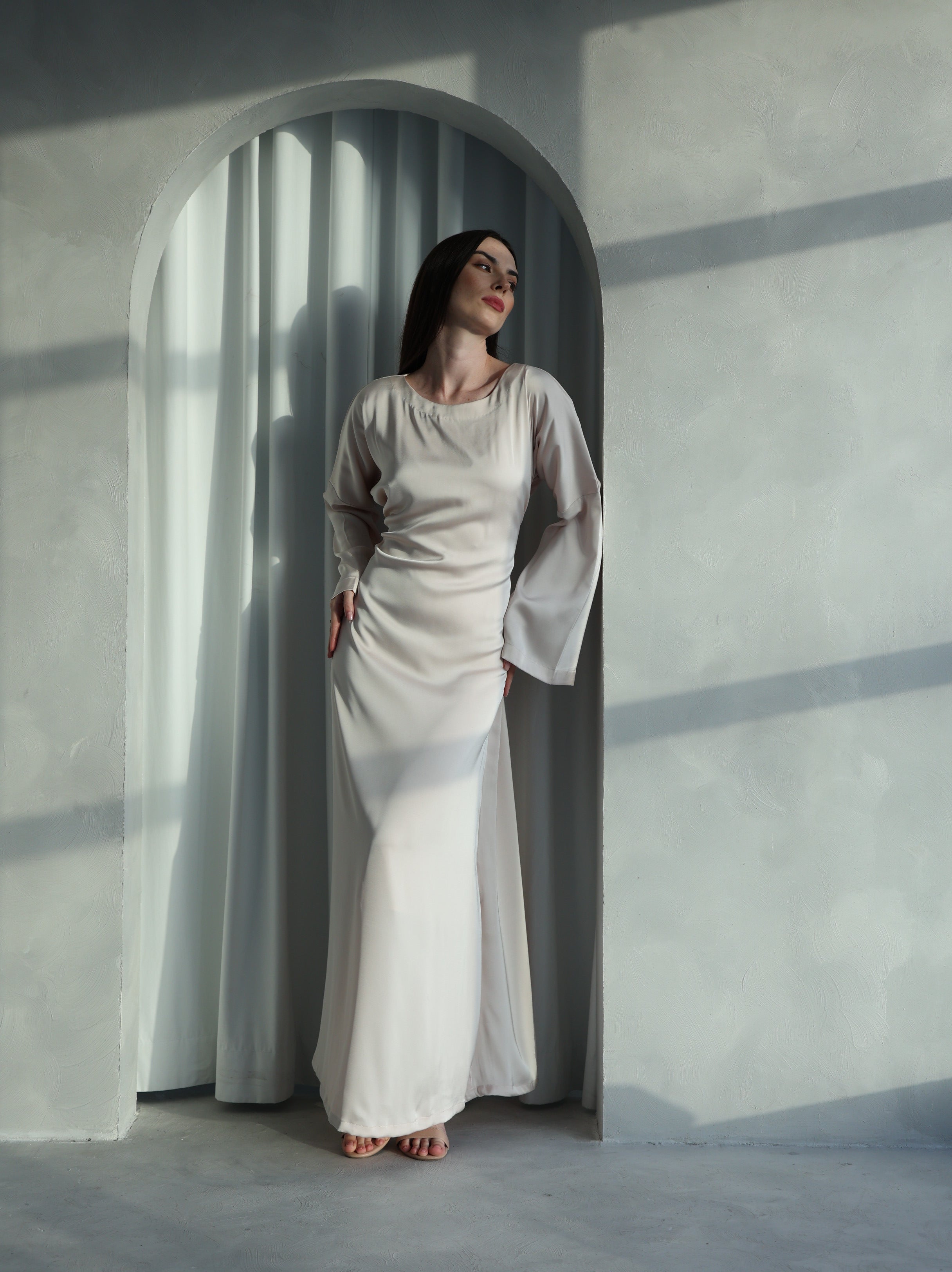 Silky Modest Dress