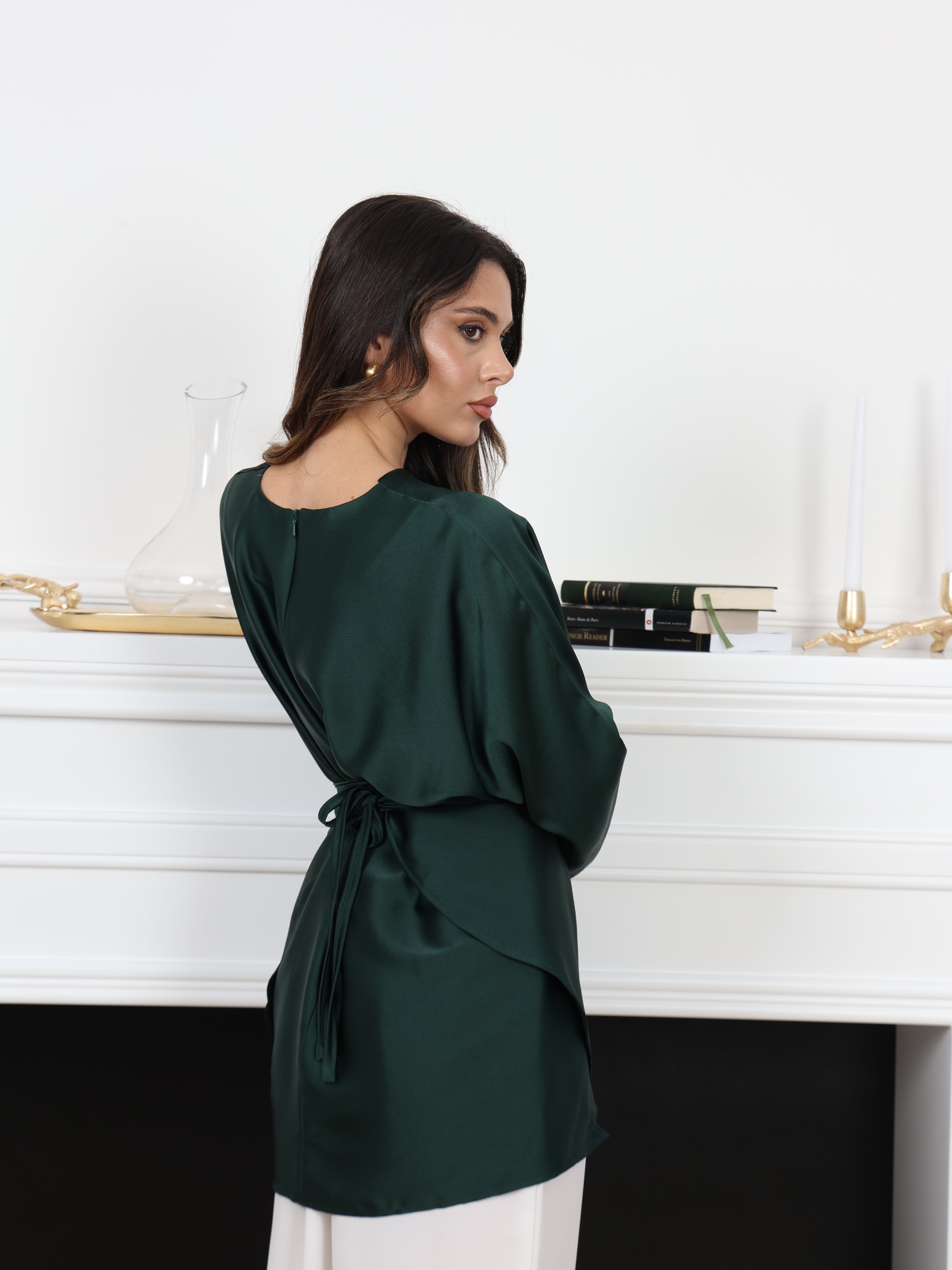 SATIN TIE SET (2 PIECES)