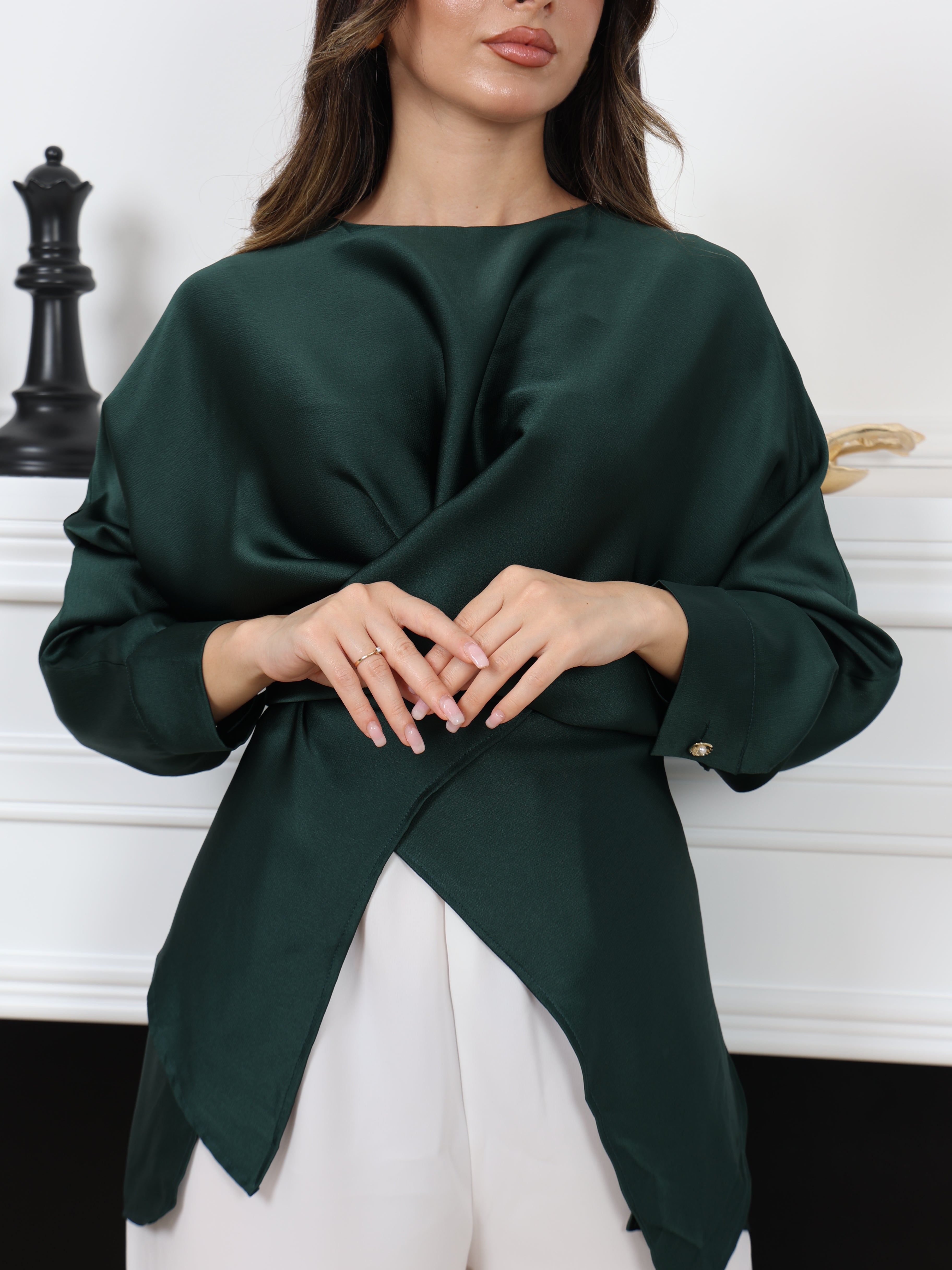 SATIN TIE SET (2 PIECES)