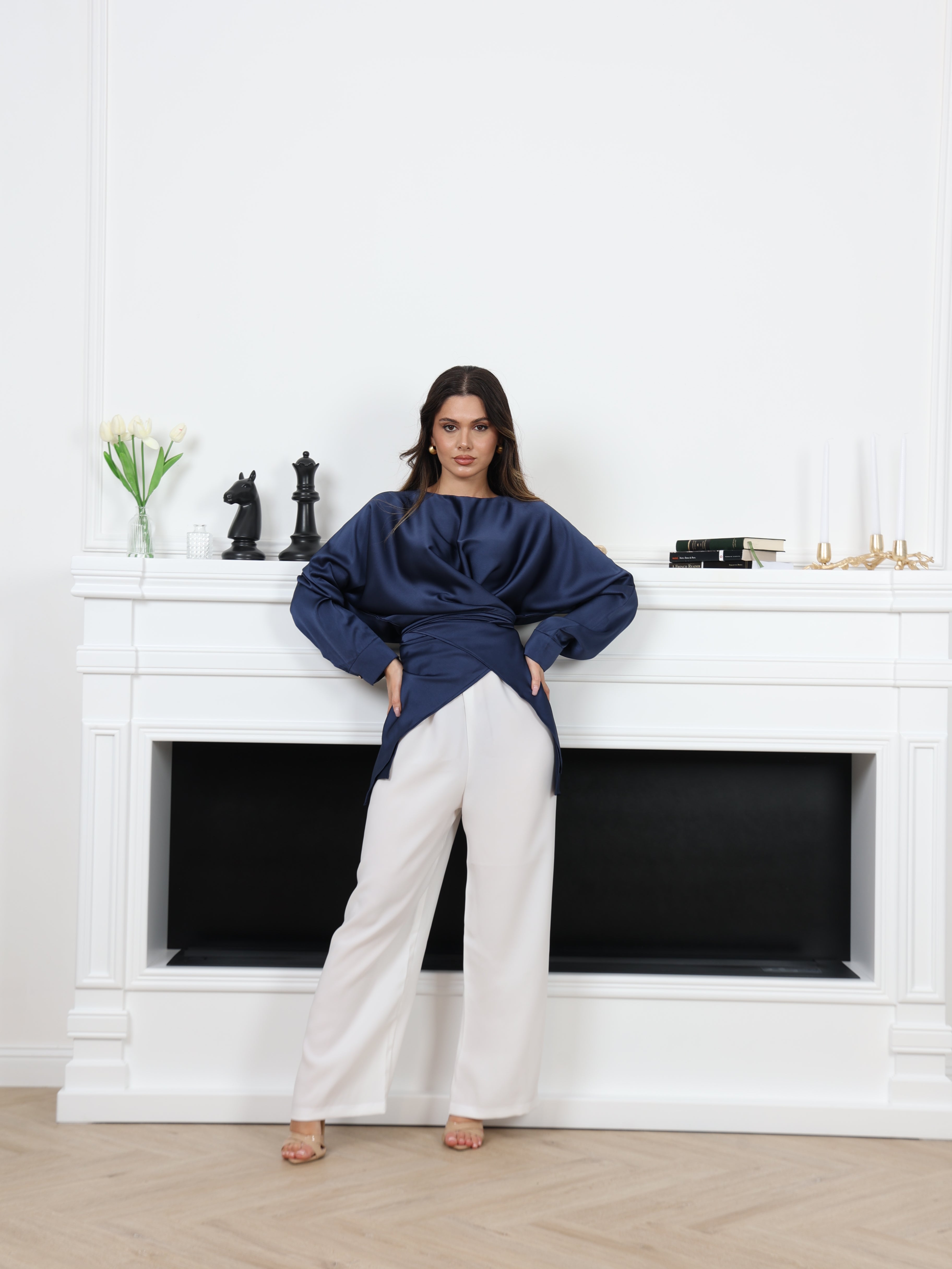 SATIN TIE SET (2 PIECES)