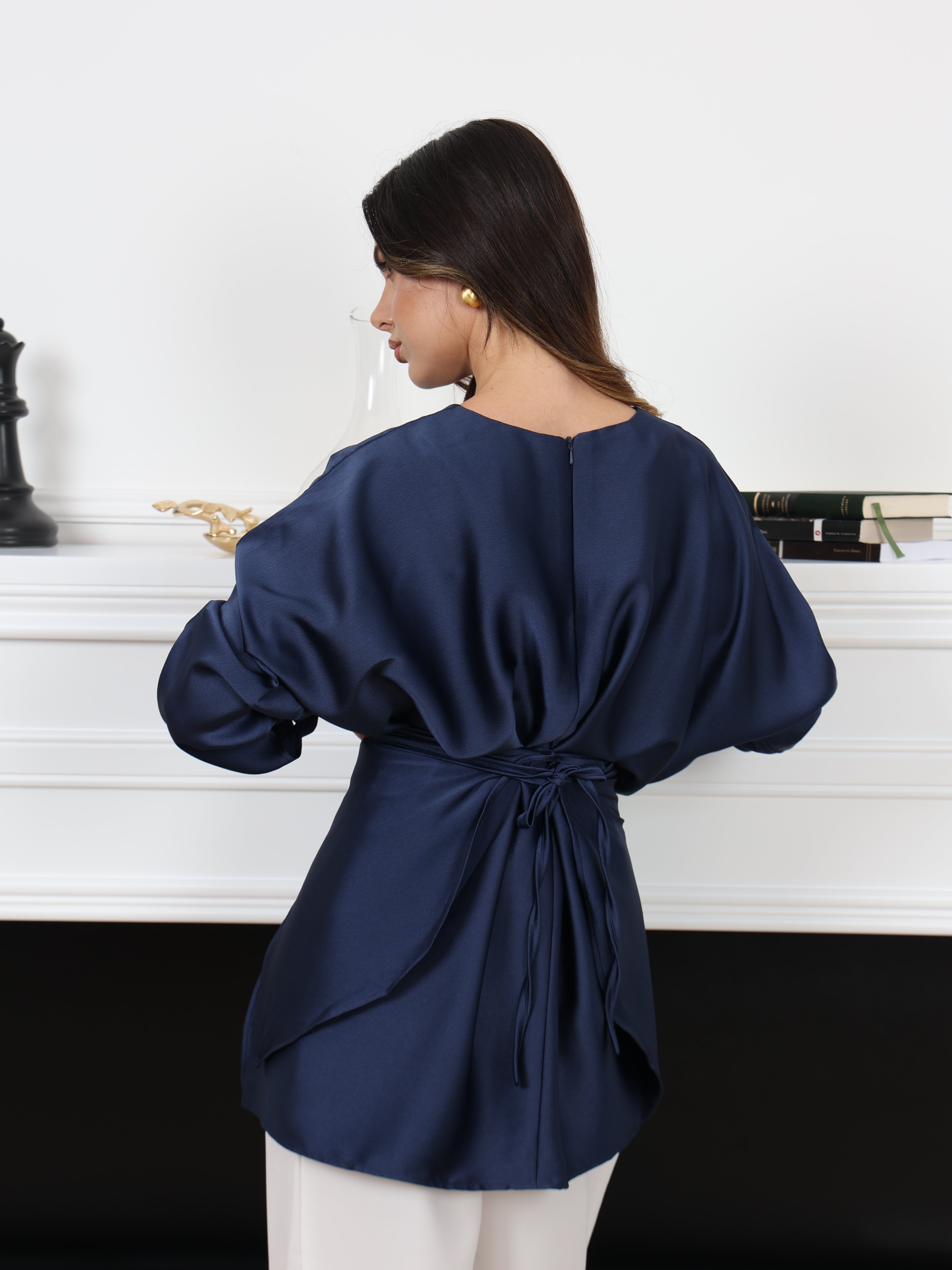 SATIN TIE SET (2 PIECES)