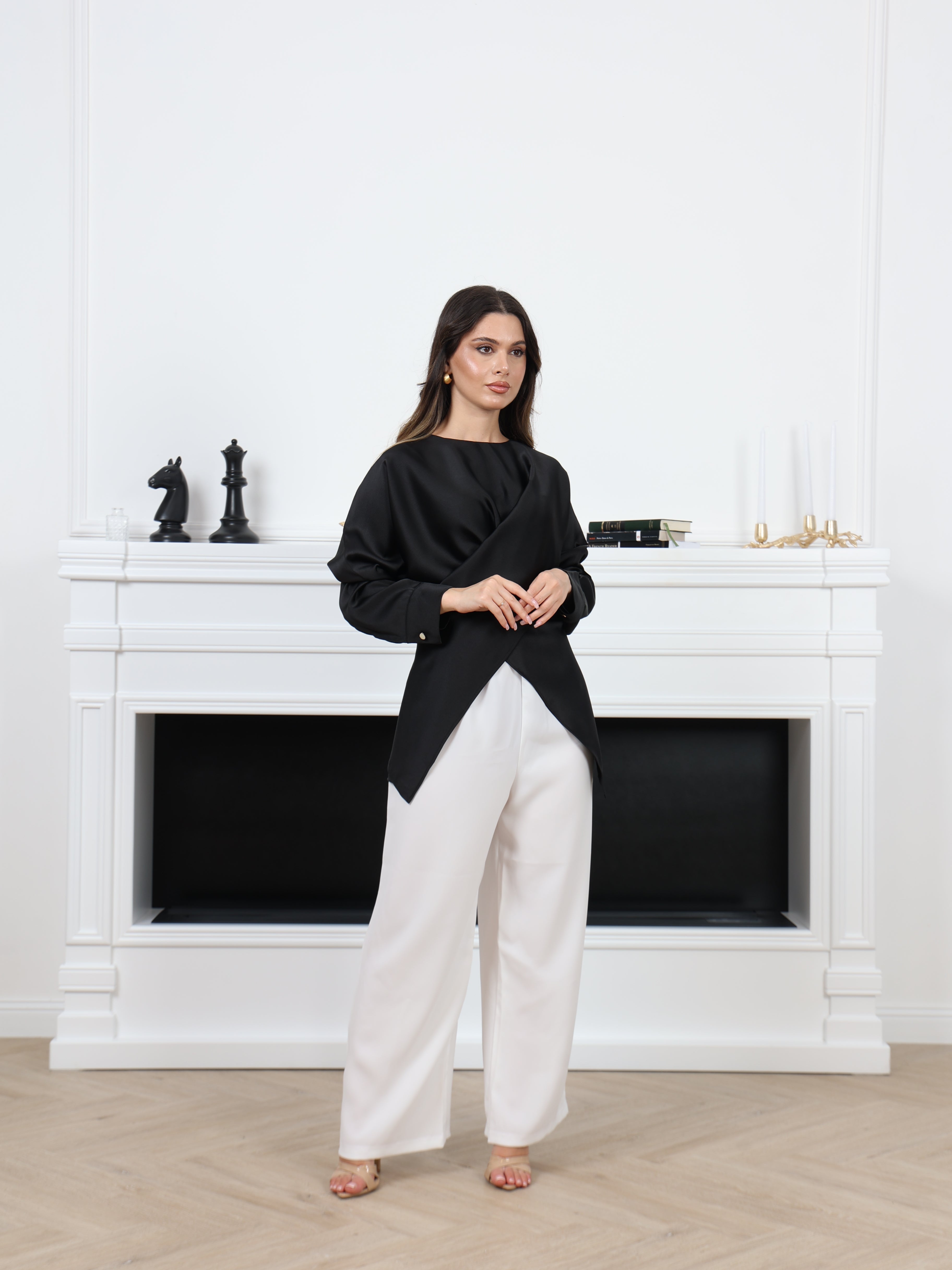 SATIN TIE SET (2 PIECES)