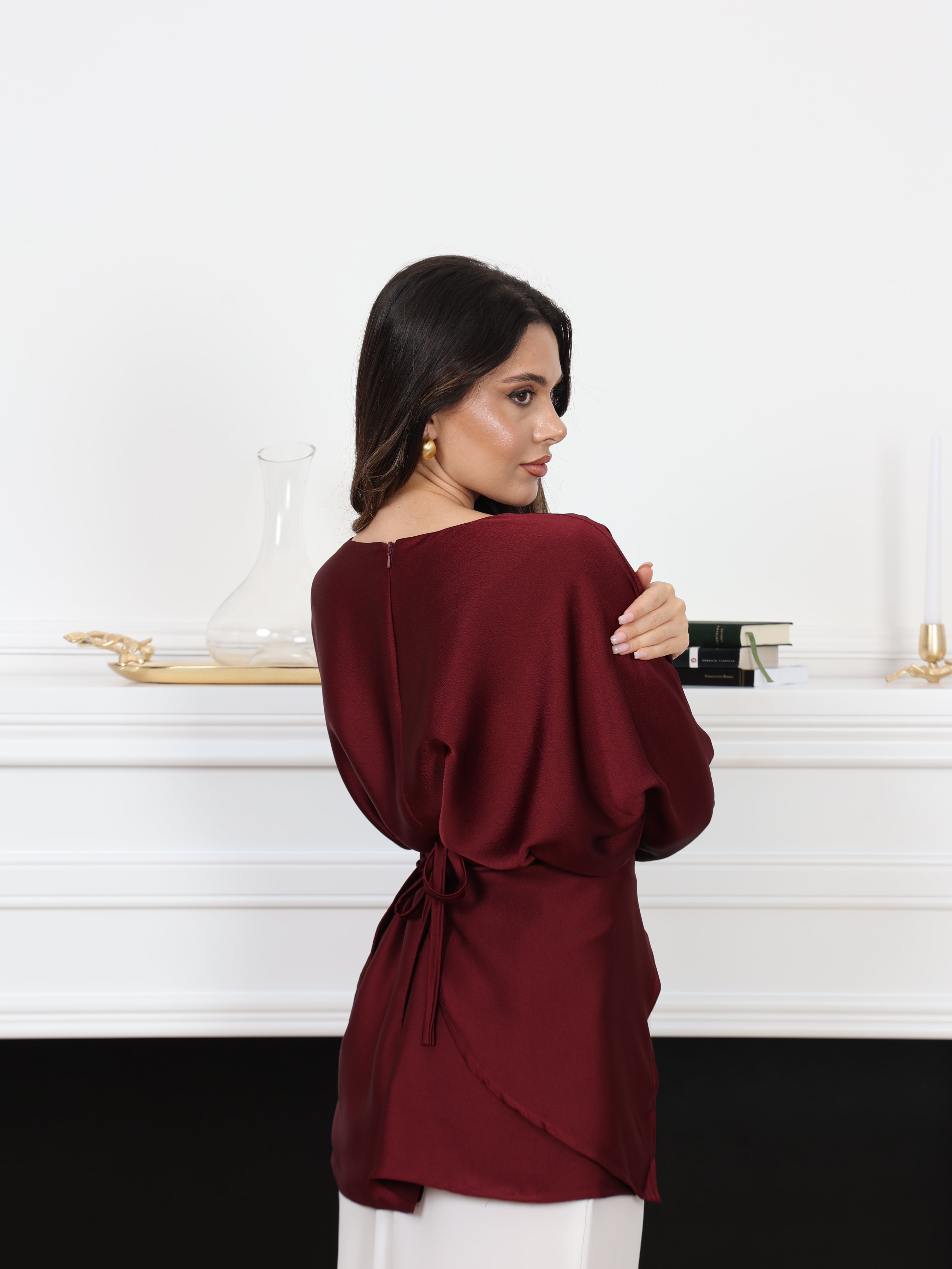 SATIN TIE SET (2 PIECES)