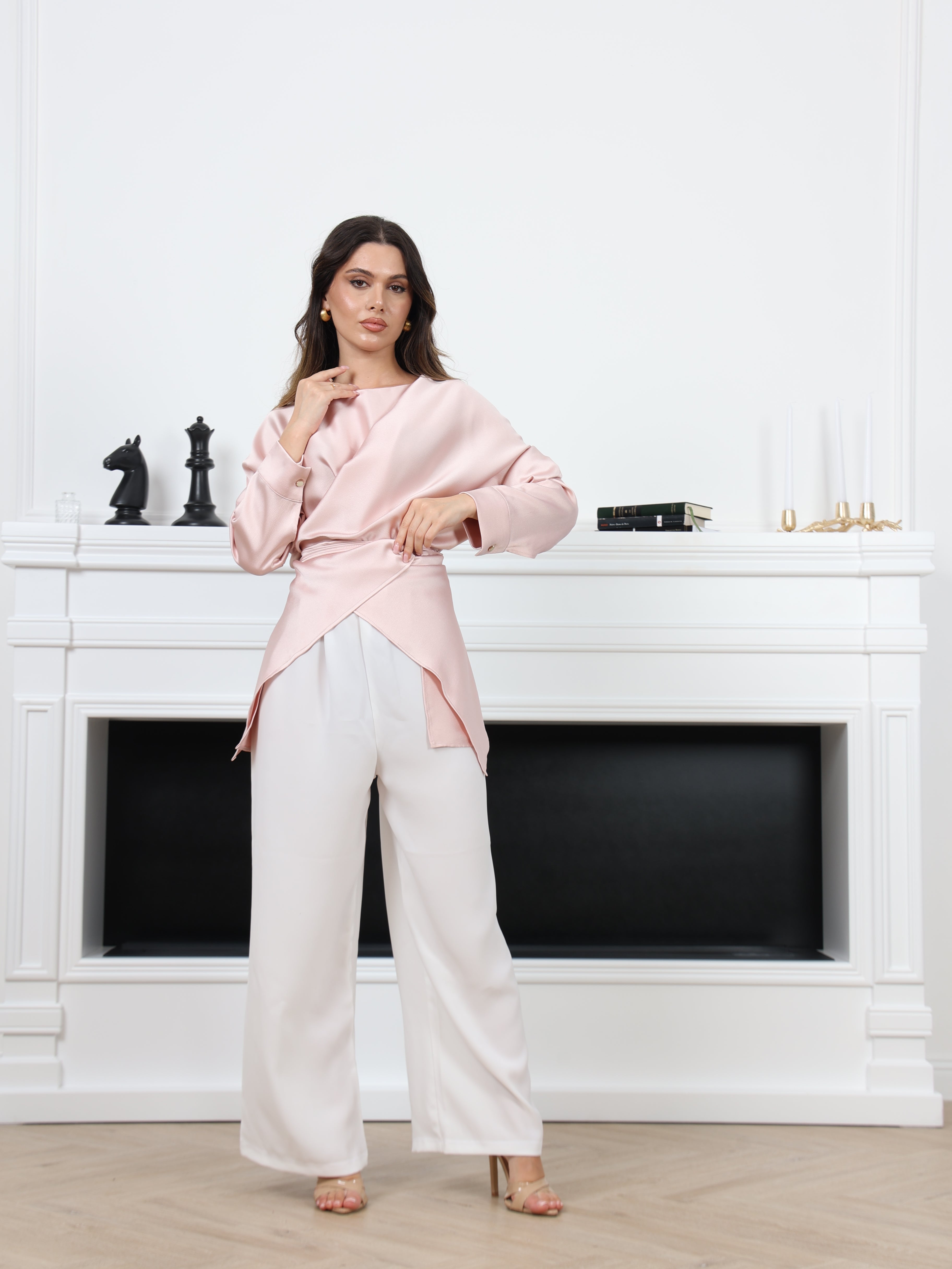 SATIN TIE SET (2 PIECES)