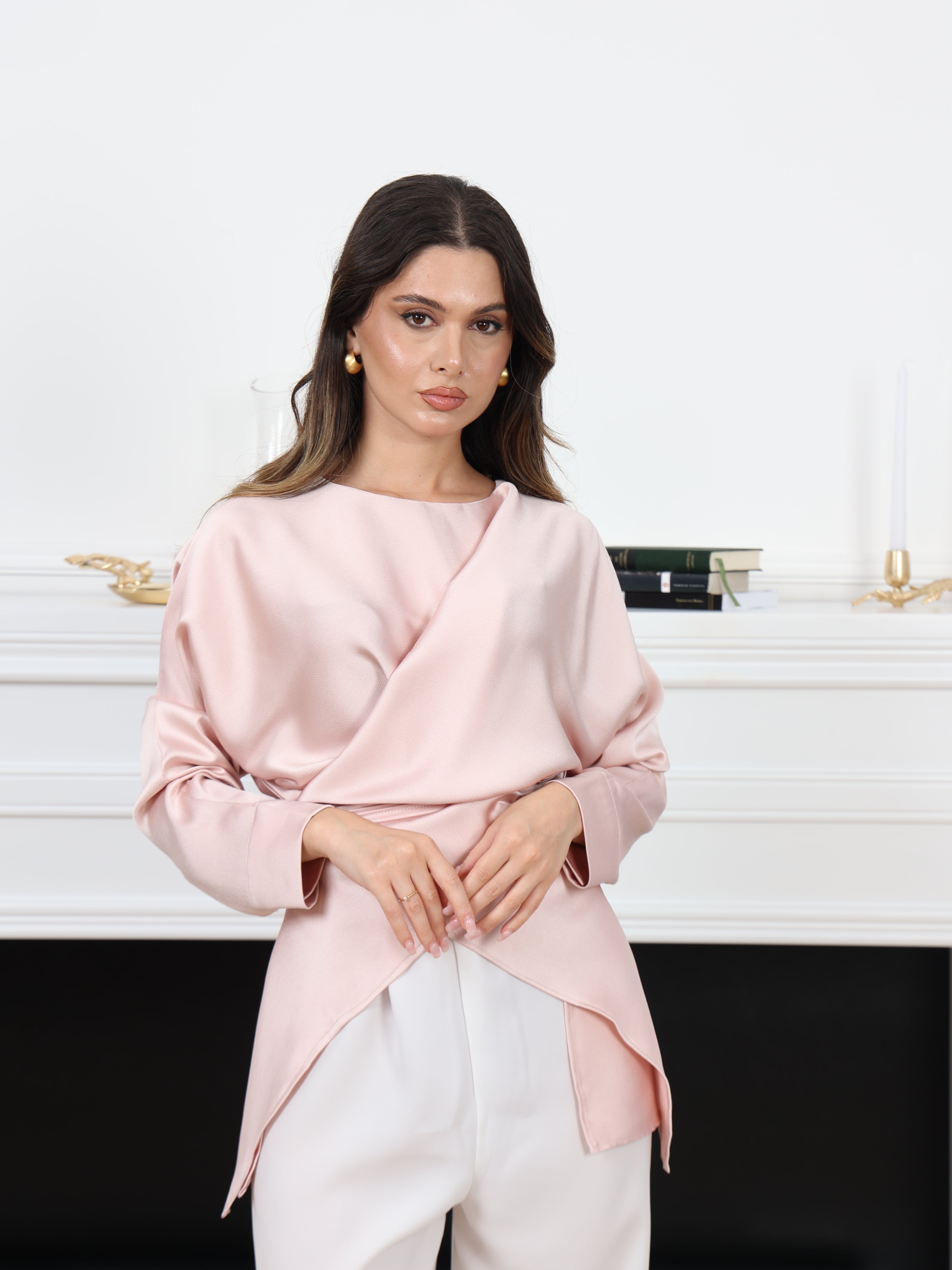 SATIN TIE SET (2 PIECES)