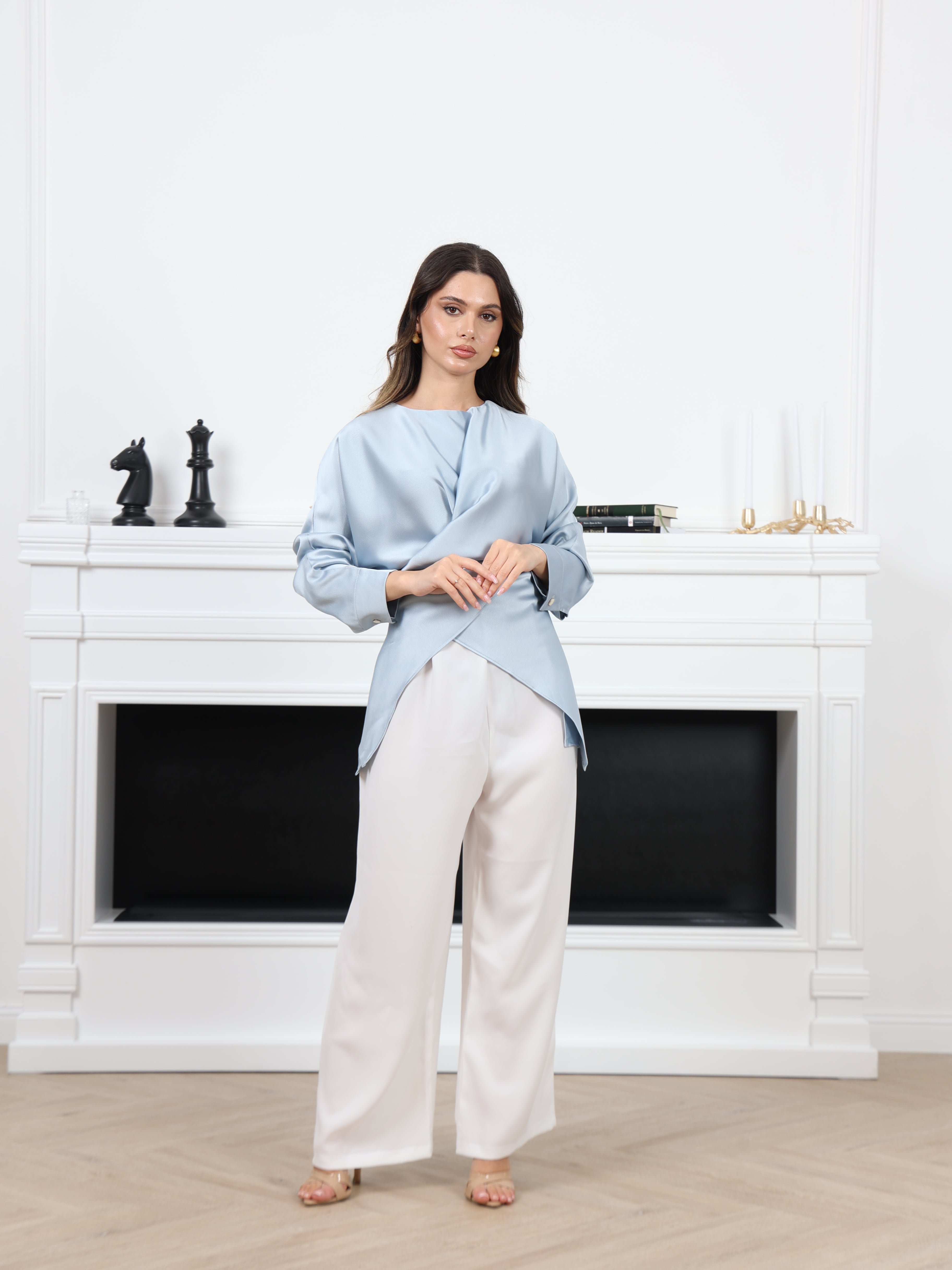SATIN TIE SET (2 PIECES)