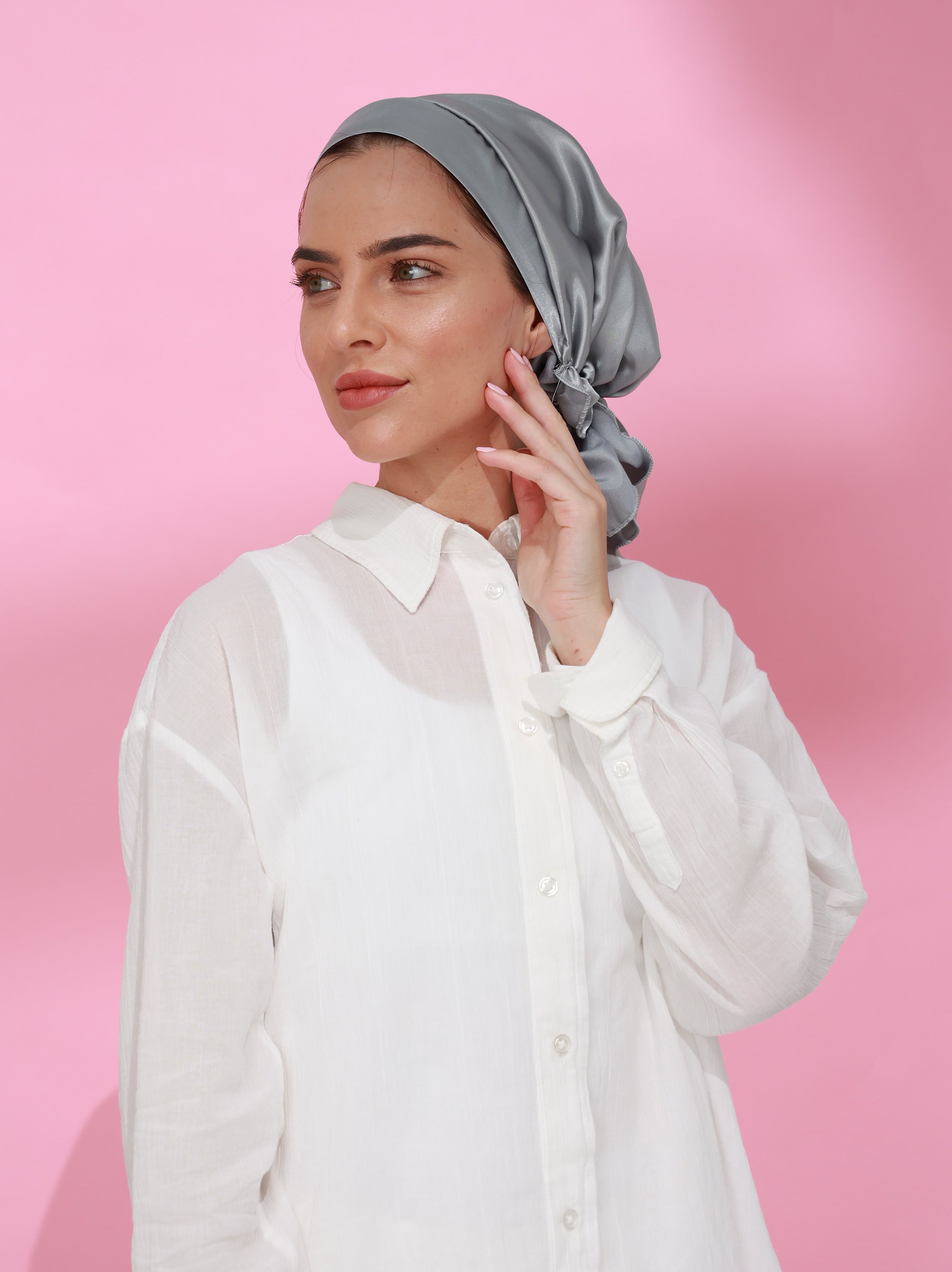 Satin Tie Turban