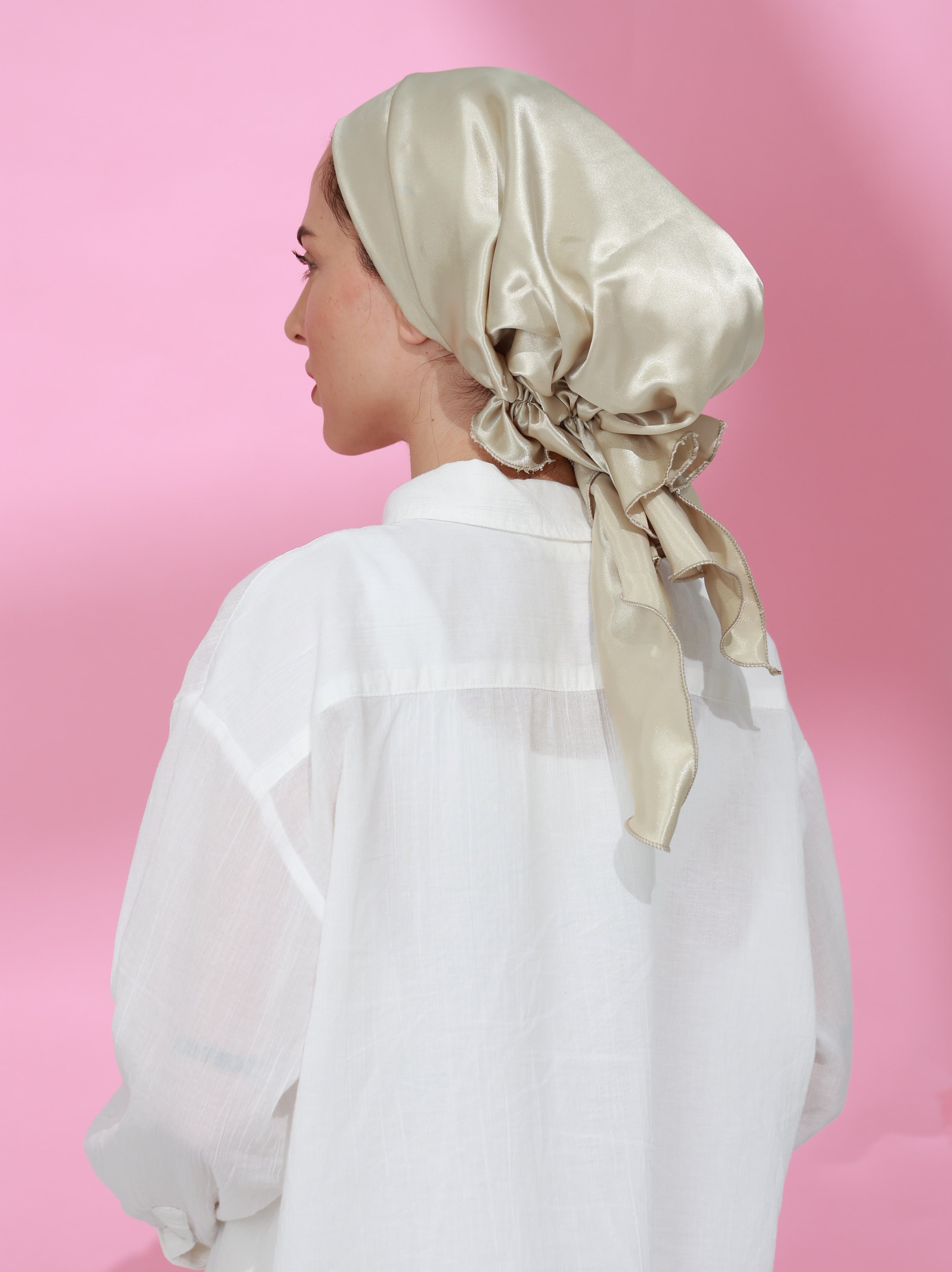 Satin Tie Turban