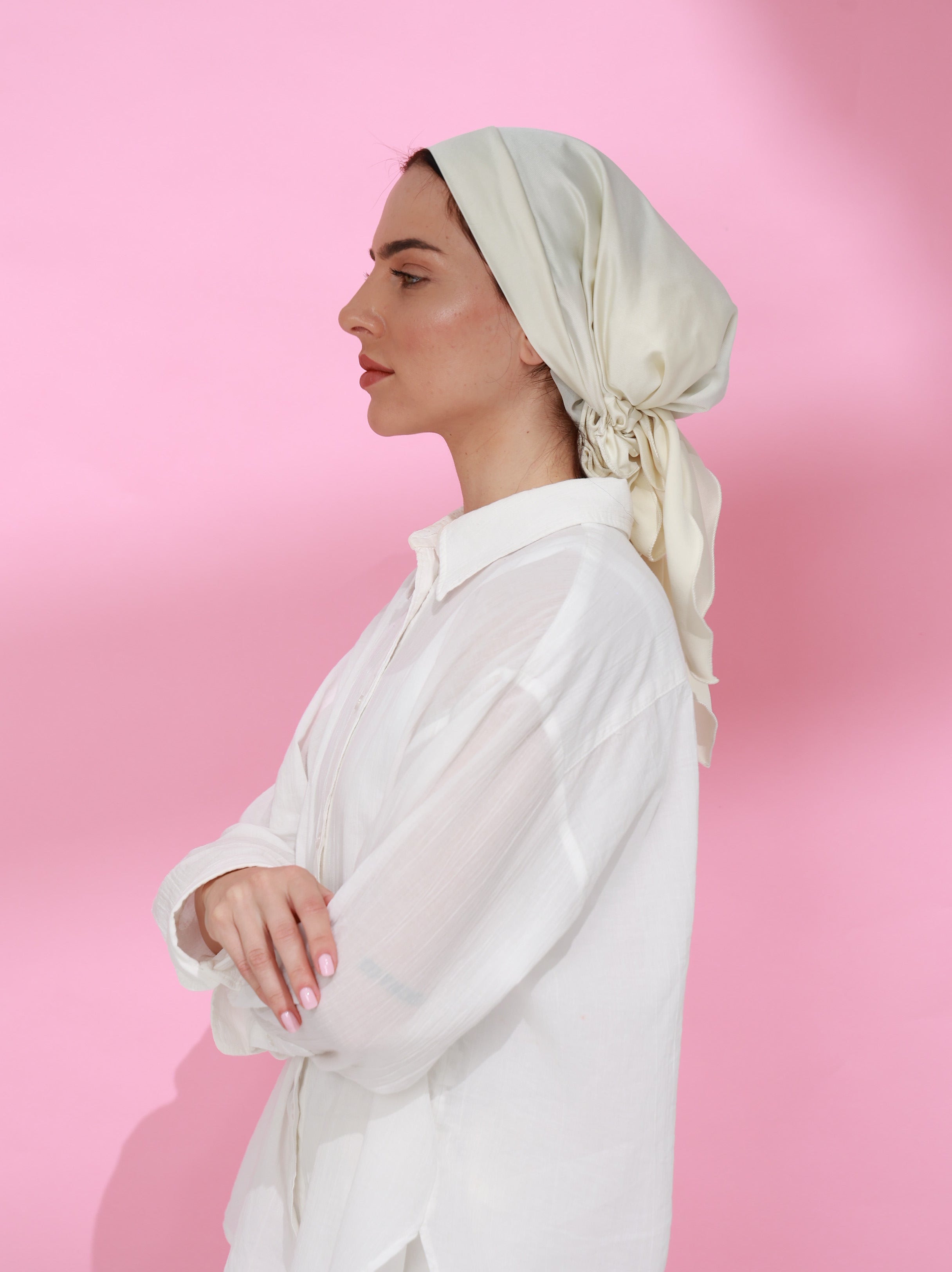Satin Tie Turban