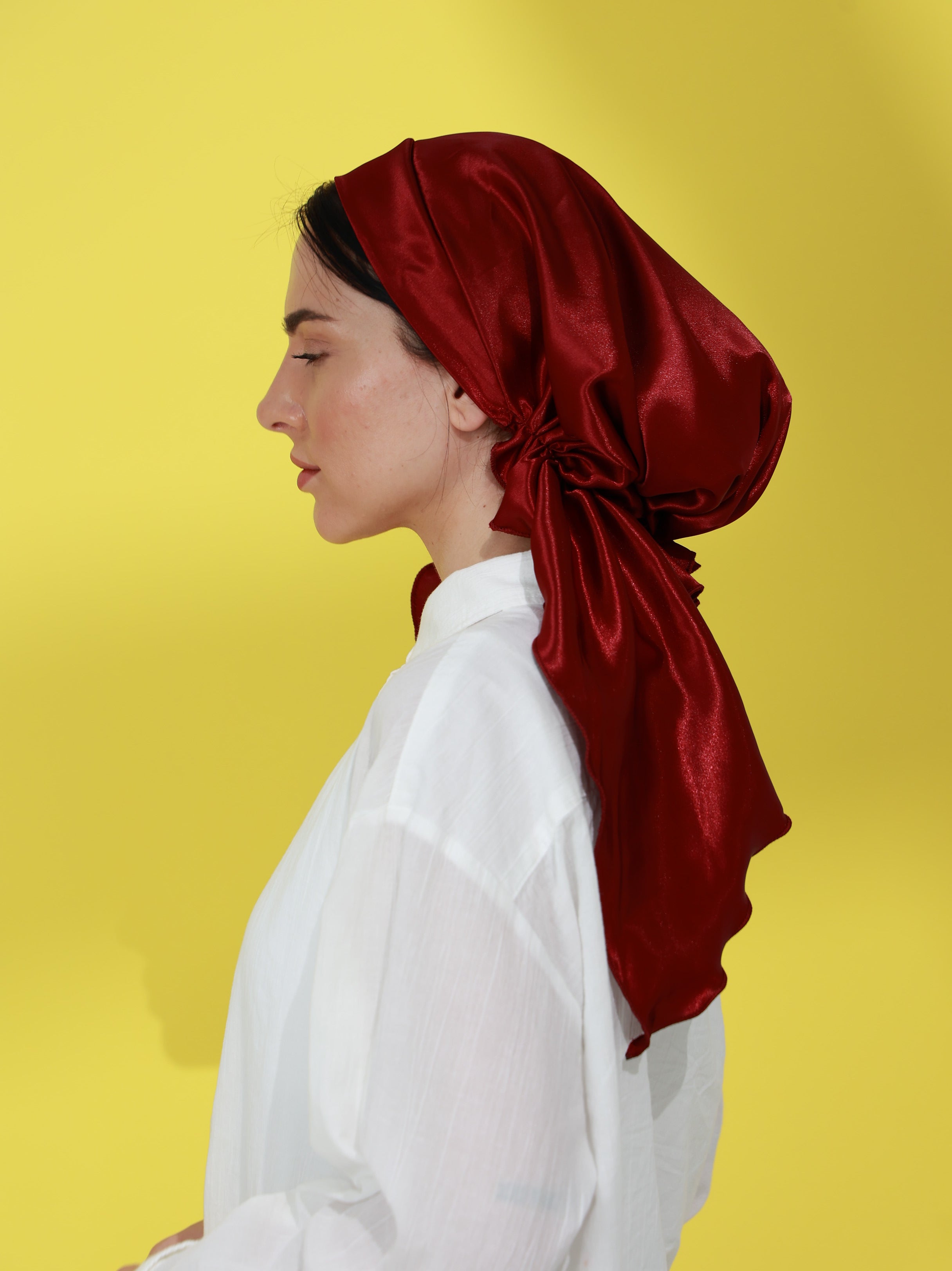 Satin Tie Turban