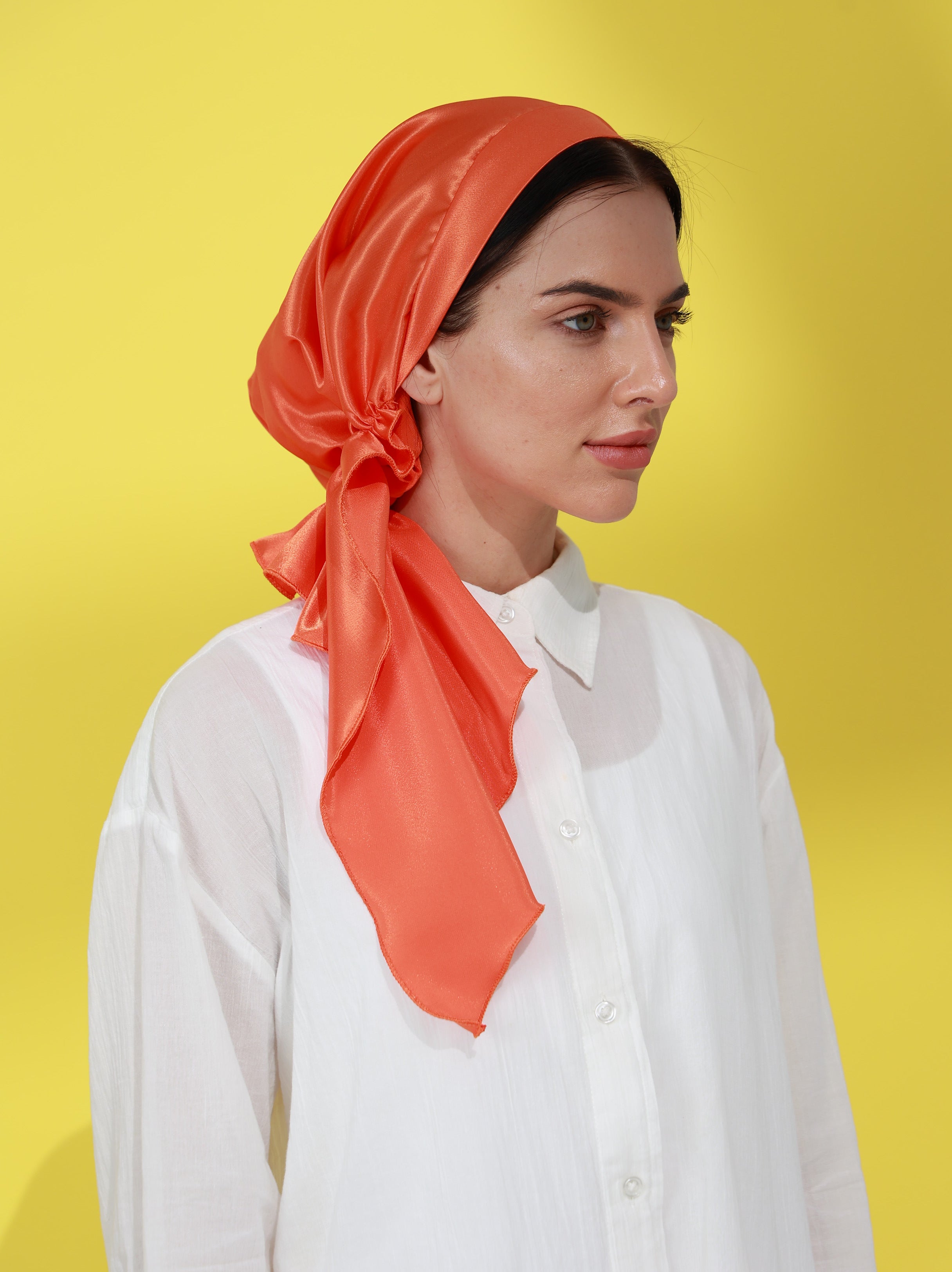 Satin Tie Turban