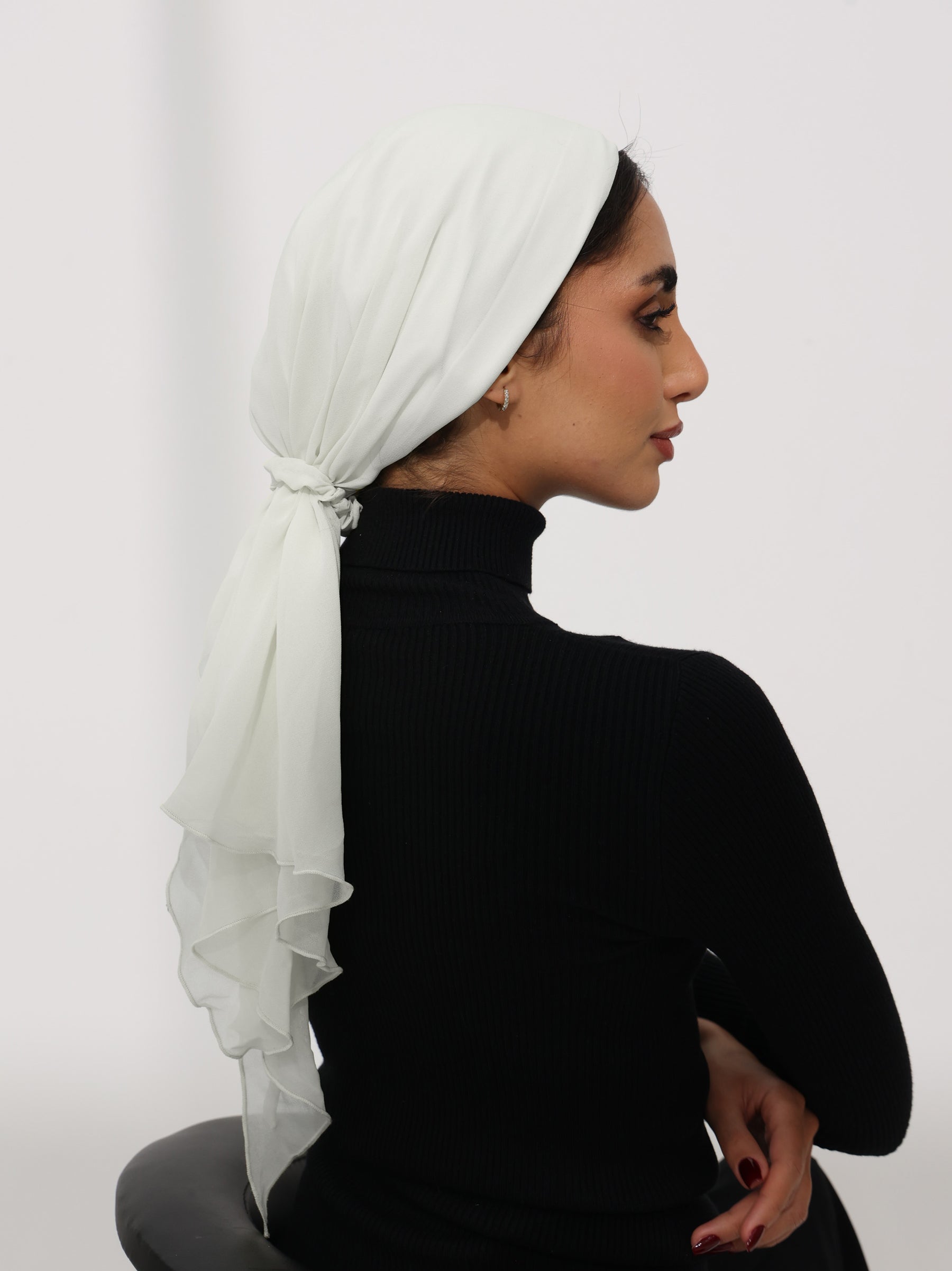 CHIFFON TIE TURBAN