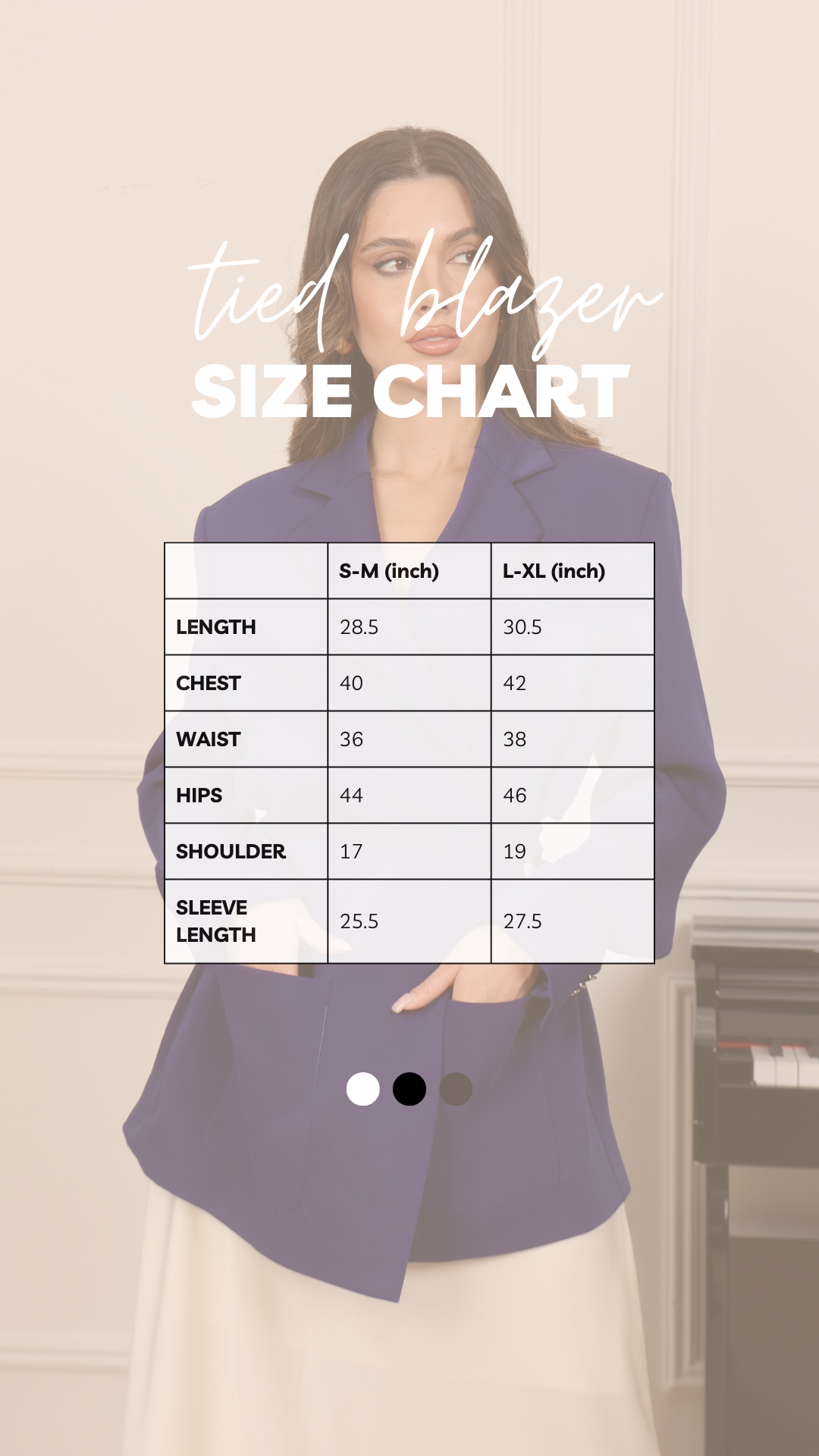 Tie Waist Tailored Blazer