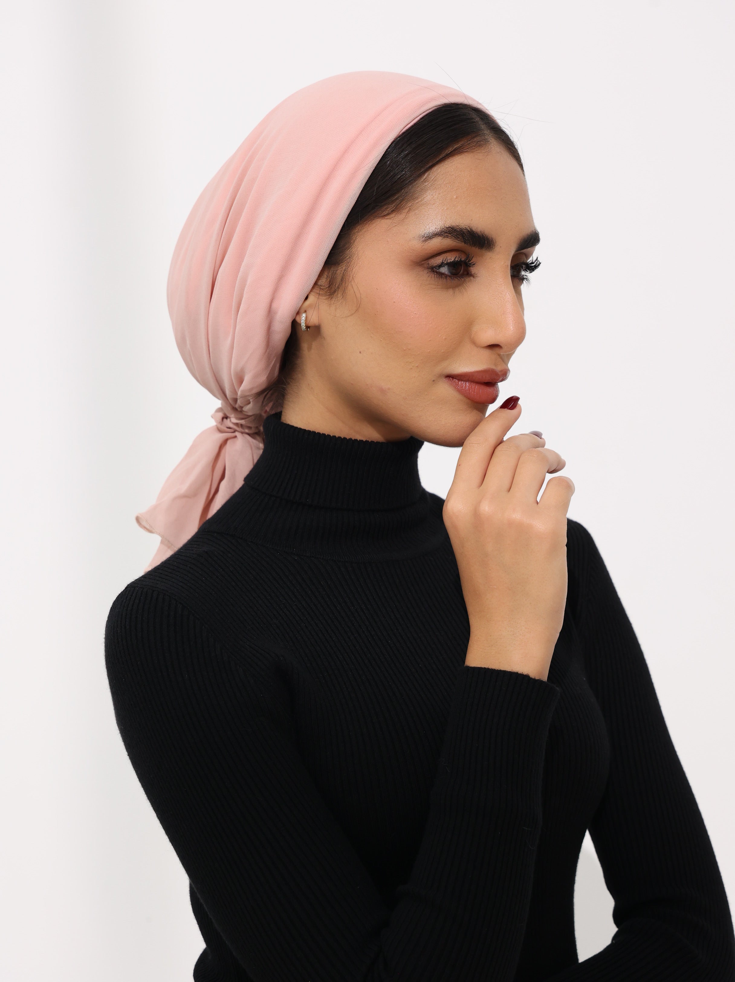 CHIFFON TIE TURBAN