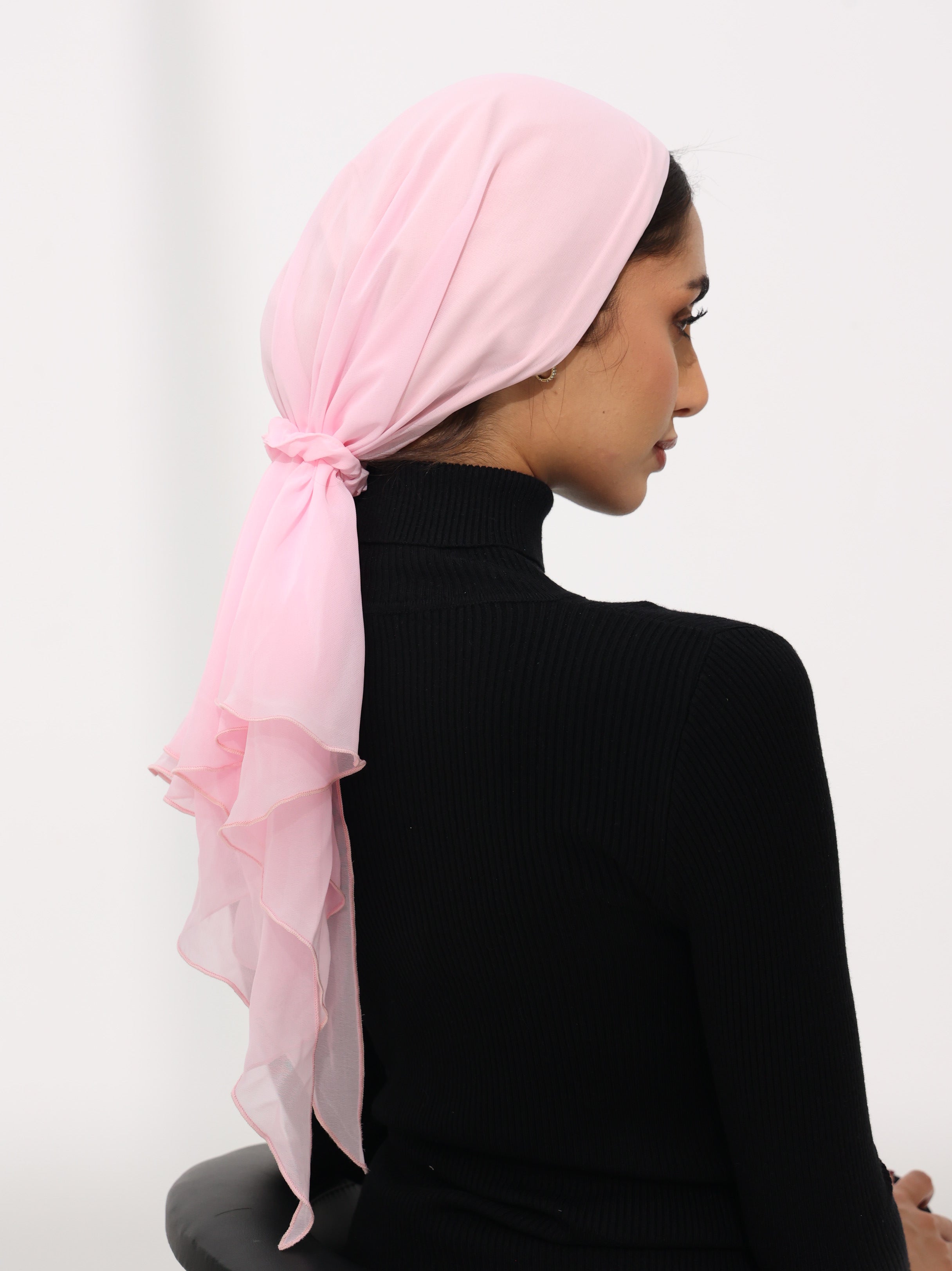 CHIFFON TIE TURBAN