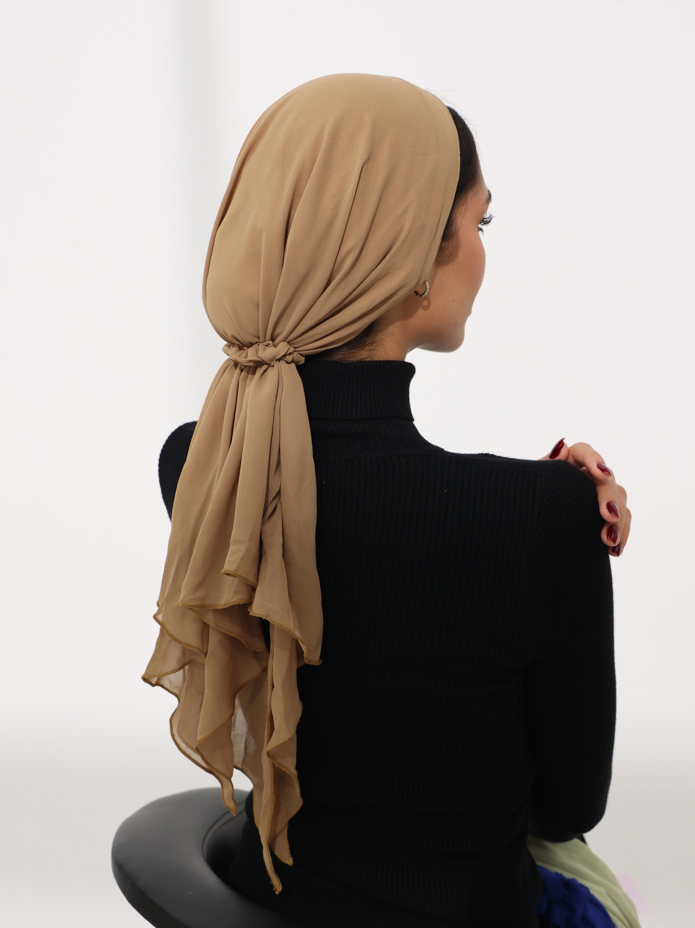 CHIFFON TIE TURBAN