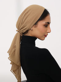 CHIFFON TIE TURBAN