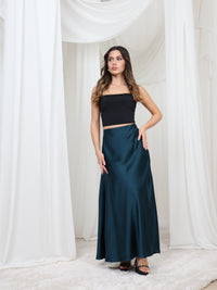 Satin Modest Skirt