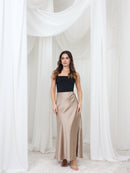 Satin Modest Skirt