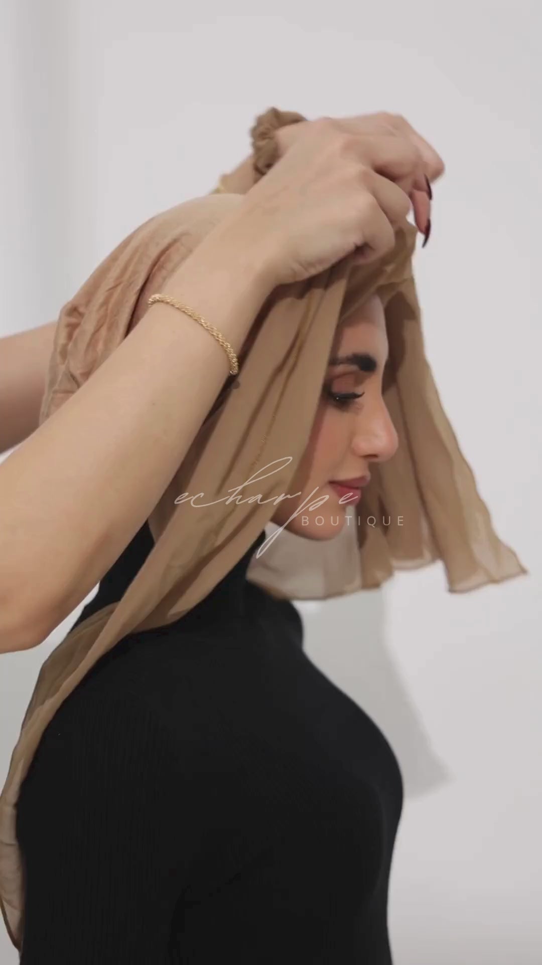 CHIFFON TIE TURBAN