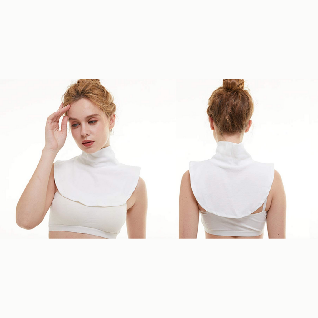 SLEEVELESS HALF BLOUSE