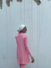 Two pieces set split end leggings